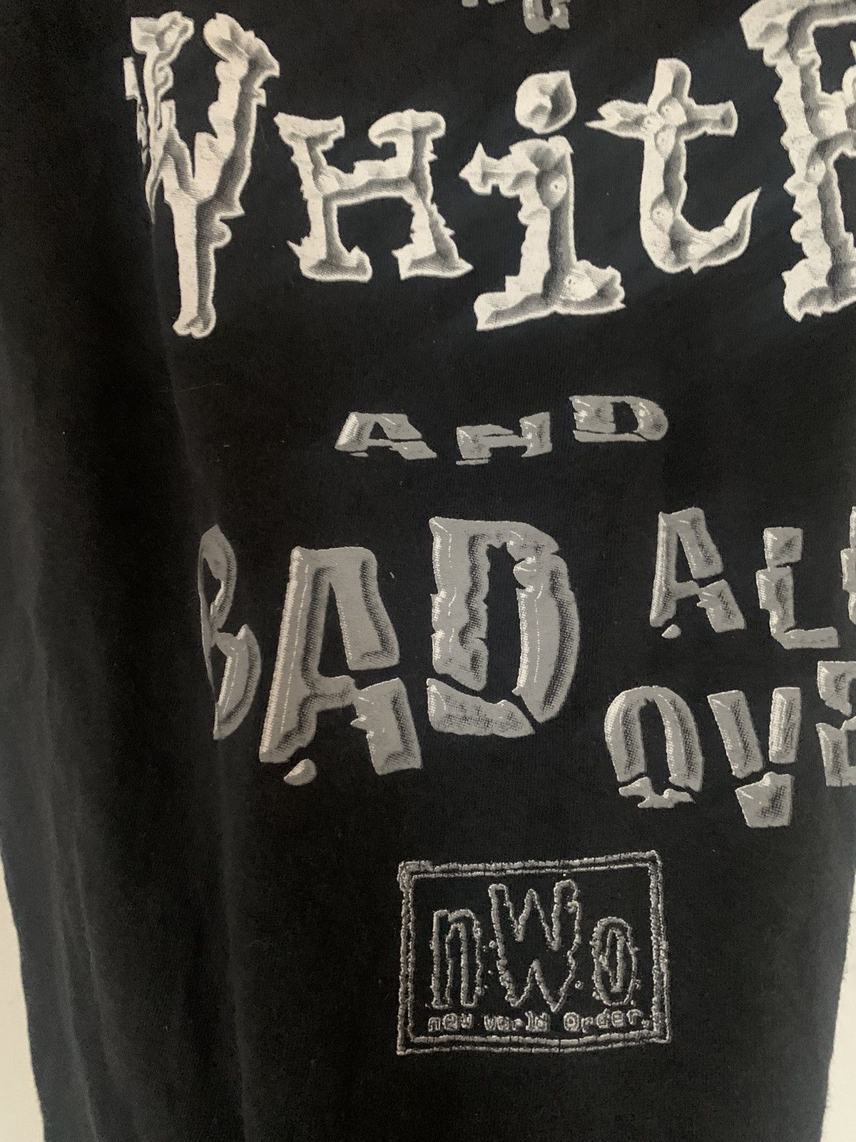 Vintage × WCW/nWo × WWE 90s WWE NWO SHIRT NICE BACKHIT Size US M / EU 48-50 / 2 - 6 Thumbnail