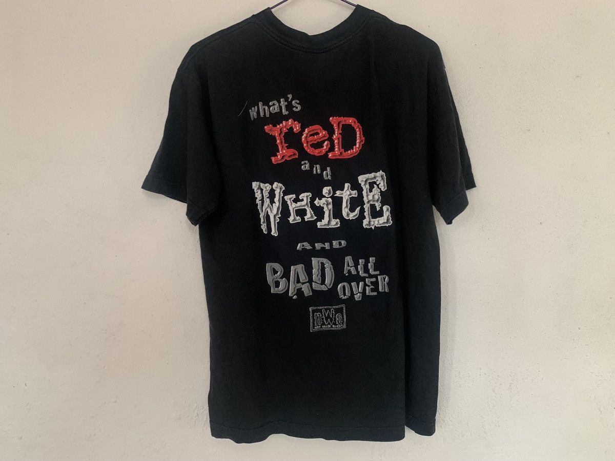 Vintage × WCW/nWo × WWE 90s WWE NWO SHIRT NICE BACKHIT Size US M / EU 48-50 / 2 - 2 Thumbnail