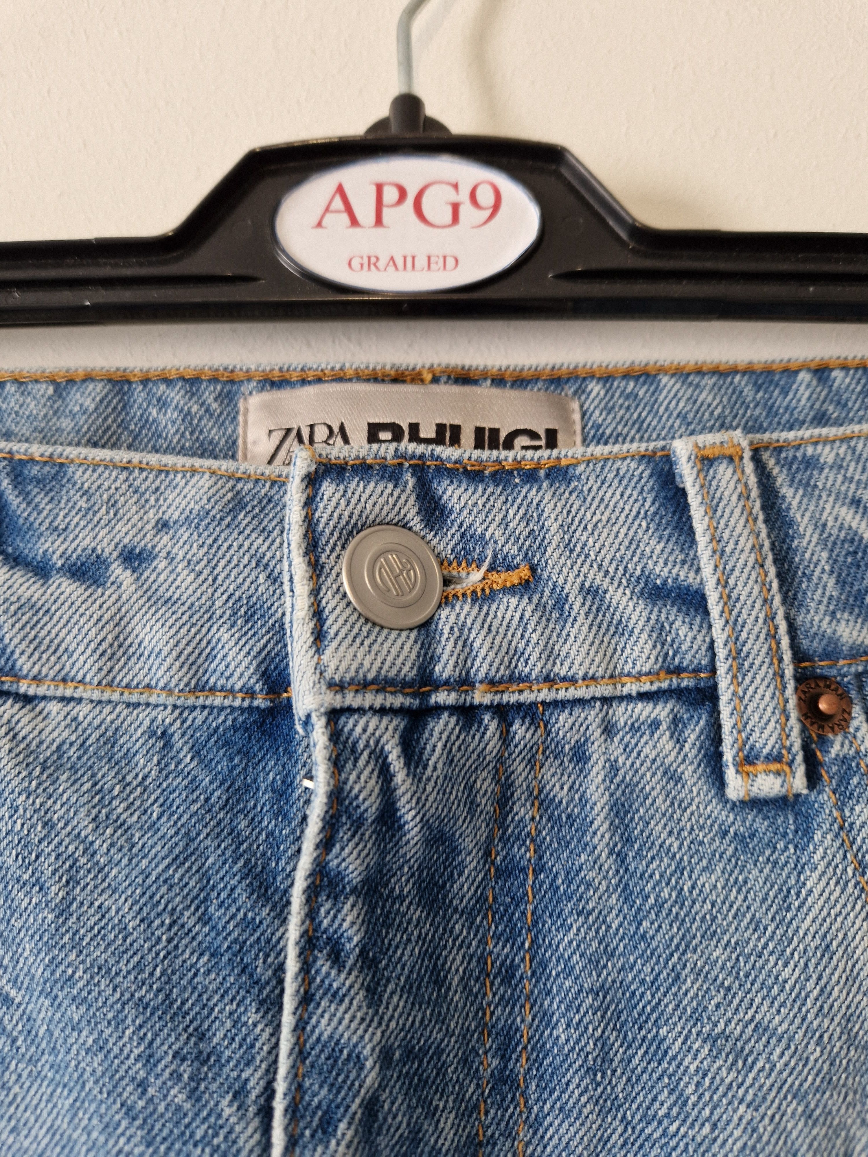 Rhude × Zara Light Denim Shorts Rhude x Zara Rhuigi Size US 31 - 3 Thumbnail