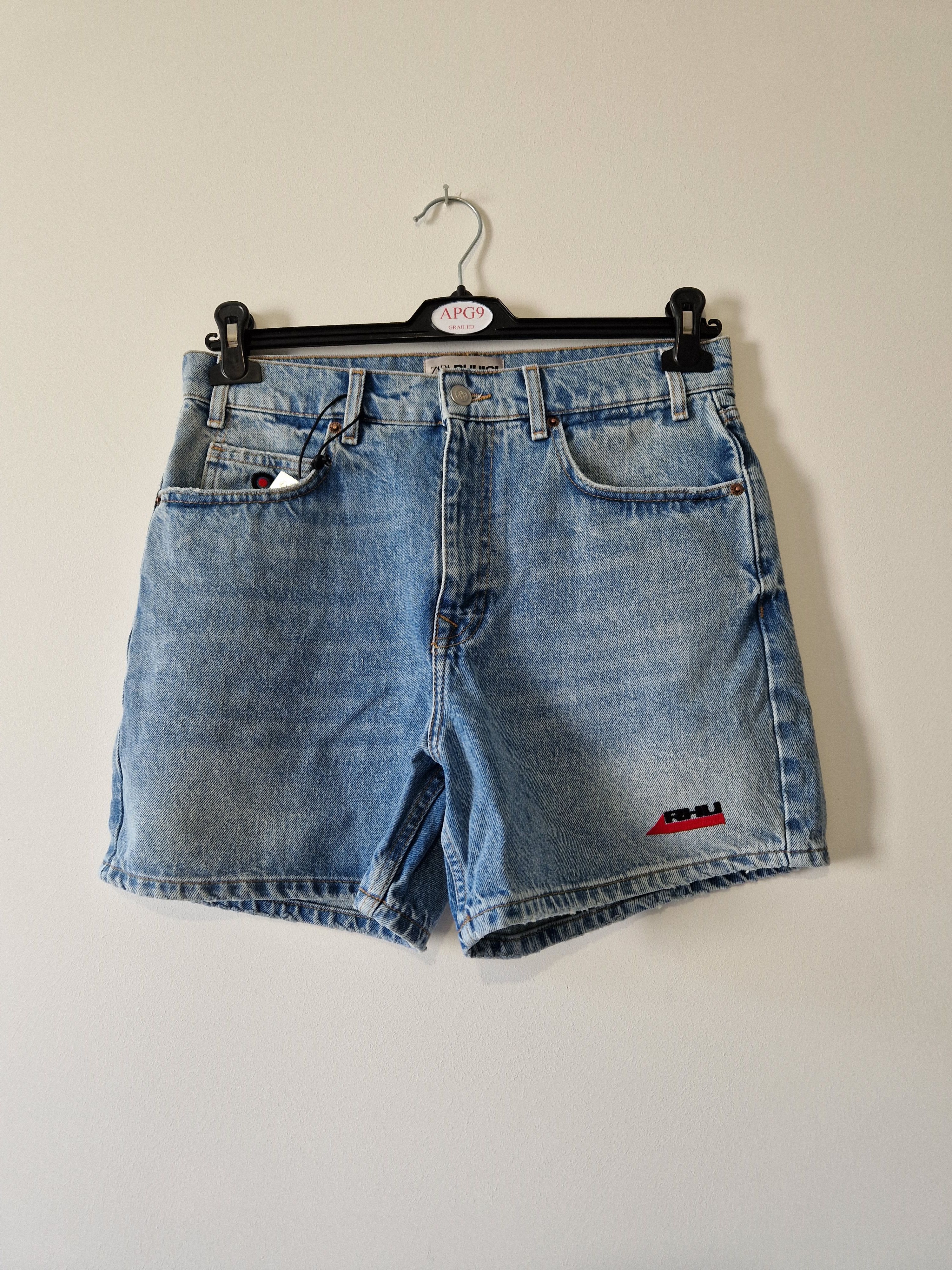 Rhude × Zara Light Denim Shorts Rhude x Zara Rhuigi Size US 31 - 1 Thumbnail