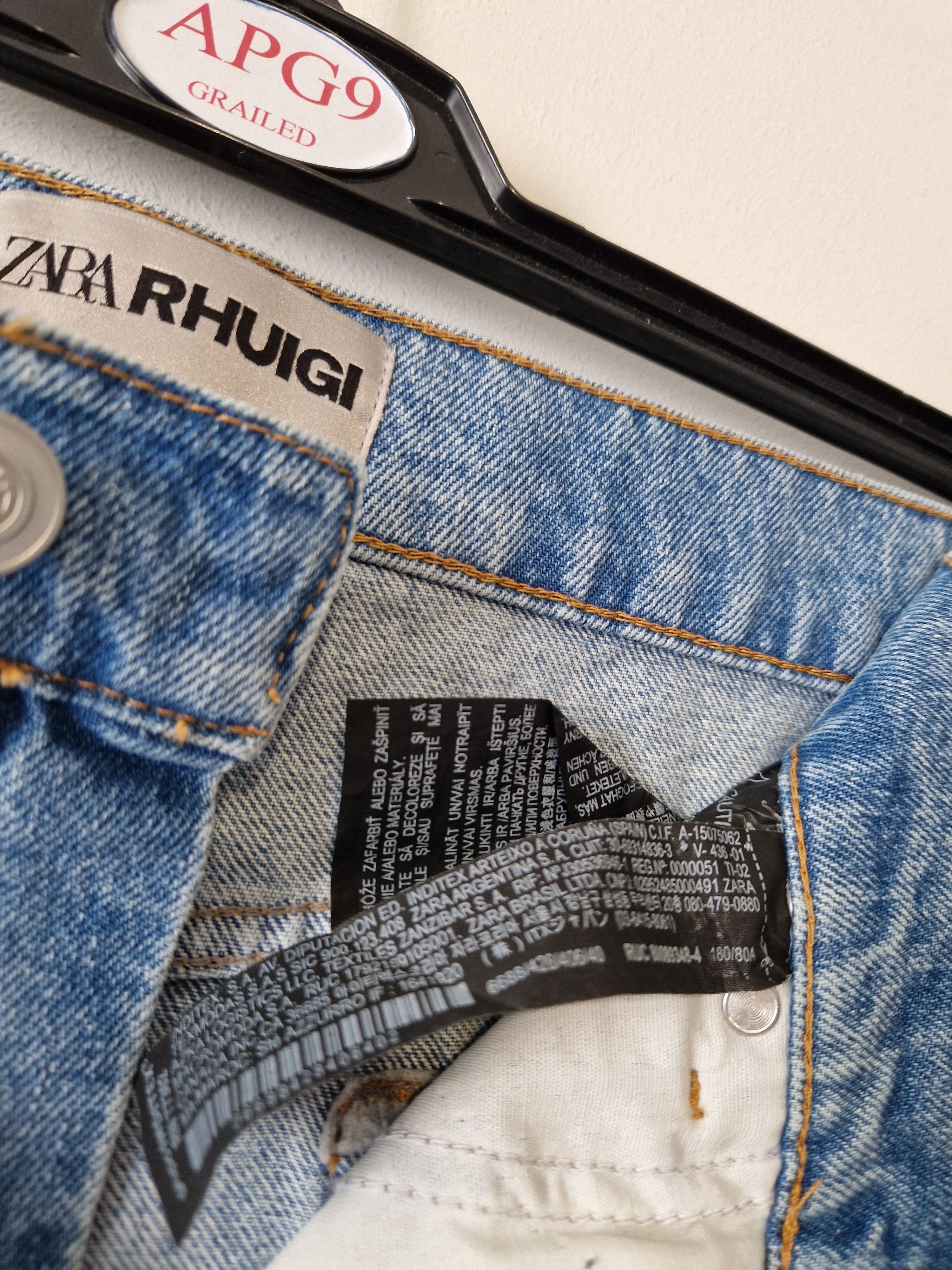 Rhude × Zara Light Denim Shorts Rhude x Zara Rhuigi Size US 31 - 9 Thumbnail