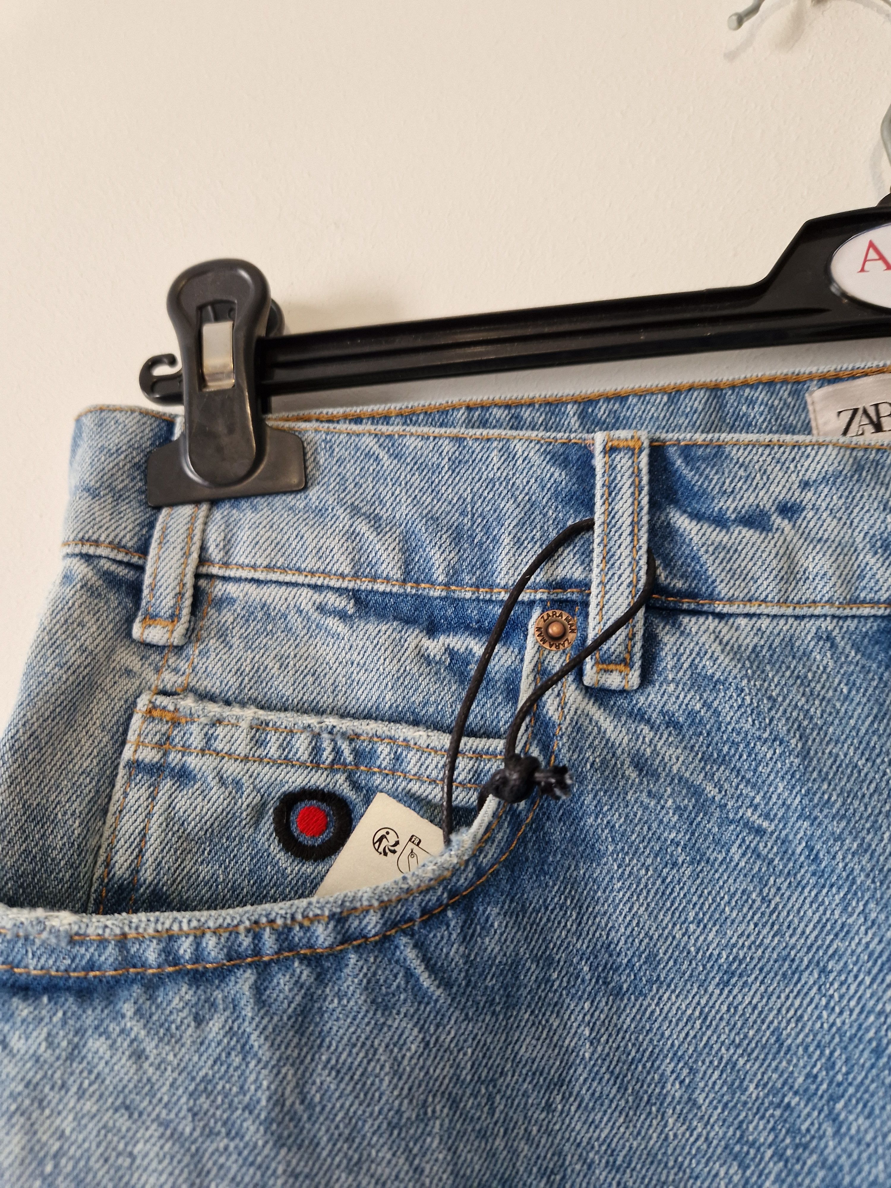 Rhude × Zara Light Denim Shorts Rhude x Zara Rhuigi Size US 31 - 4 Thumbnail