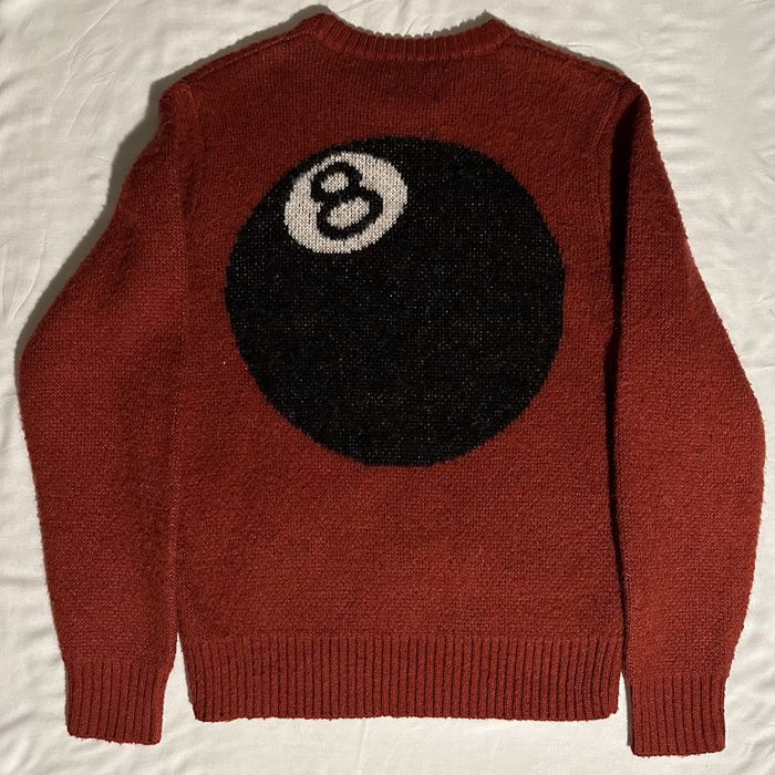 Stussy Stüssy 8 Ball Heavy Brushed Mohair Sweater | Grailed