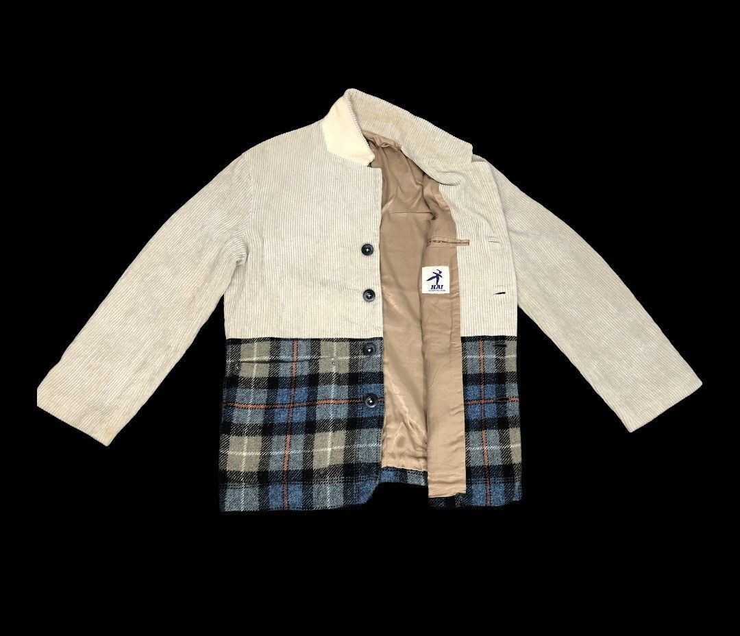 Hai Sporting Gear × Issey Miyake × Japanese Brand 90s Hai Sporting Gear Issey Miyake Corduroy Checked Jacket Size US M / EU 48-50 / 2 - 1 Thumbnail