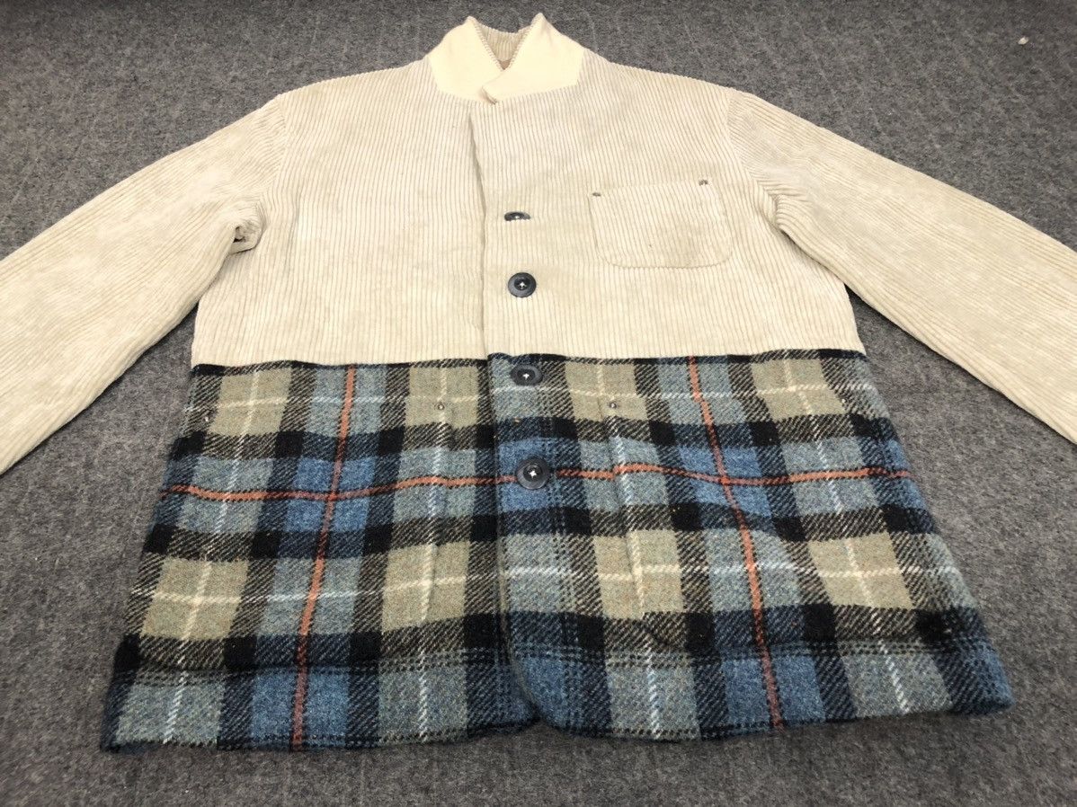 Hai Sporting Gear × Issey Miyake × Japanese Brand 90s Hai Sporting Gear Issey Miyake Corduroy Checked Jacket Size US M / EU 48-50 / 2 - 4 Thumbnail