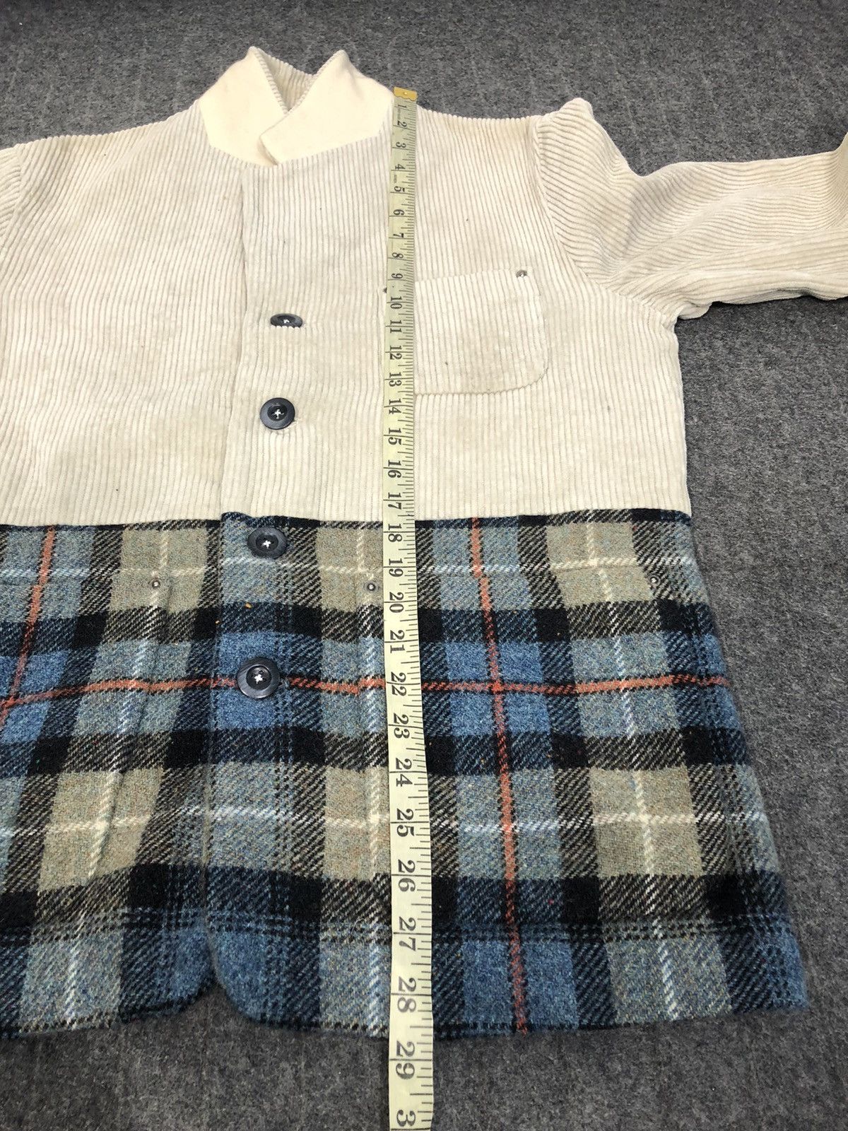 Hai Sporting Gear × Issey Miyake × Japanese Brand 90s Hai Sporting Gear Issey Miyake Corduroy Checked Jacket Size US M / EU 48-50 / 2 - 11 Thumbnail