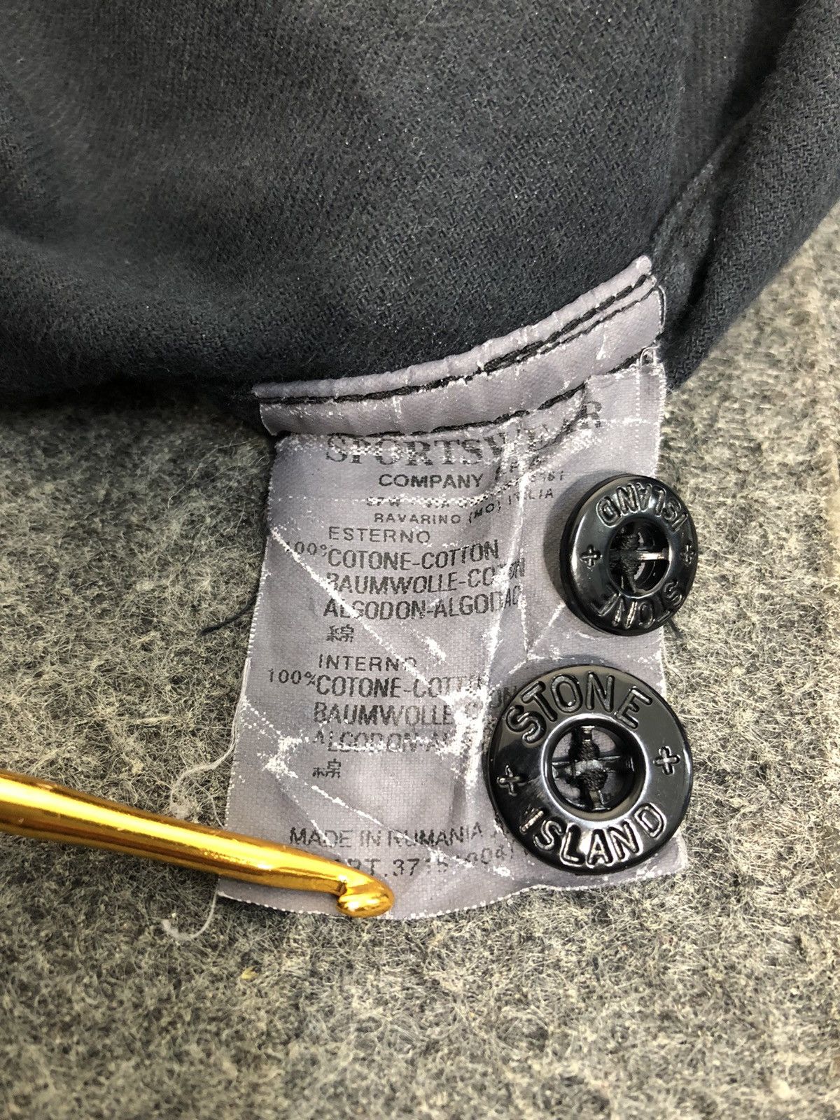 Stone Island Hype Stone Island Pocket Khakis Long Sleeve Button Up Shirt Size US L / EU 52-54 / 3 - 7 Thumbnail