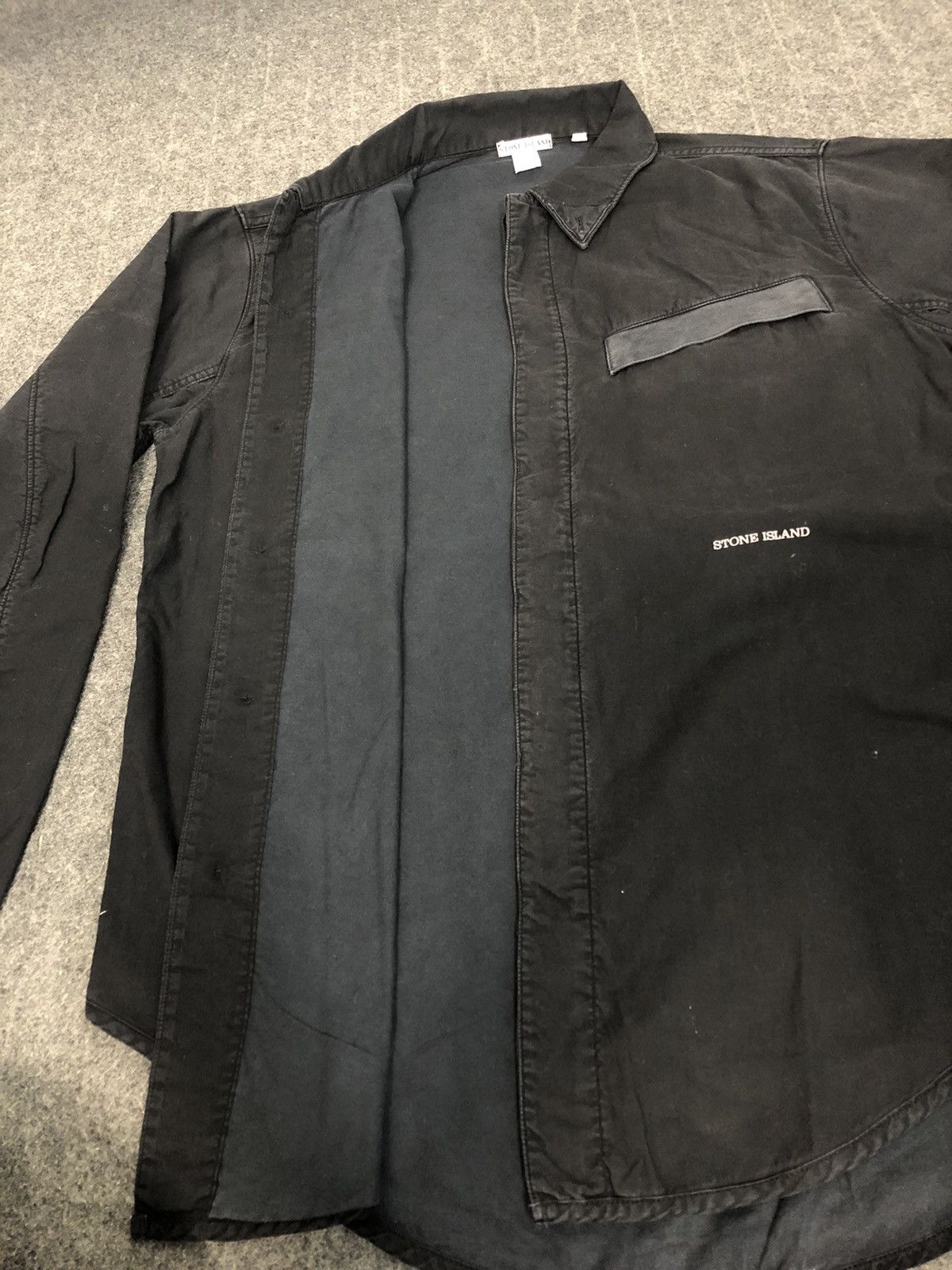 Stone Island Hype Stone Island Pocket Khakis Long Sleeve Button Up Shirt Size US L / EU 52-54 / 3 - 3 Thumbnail