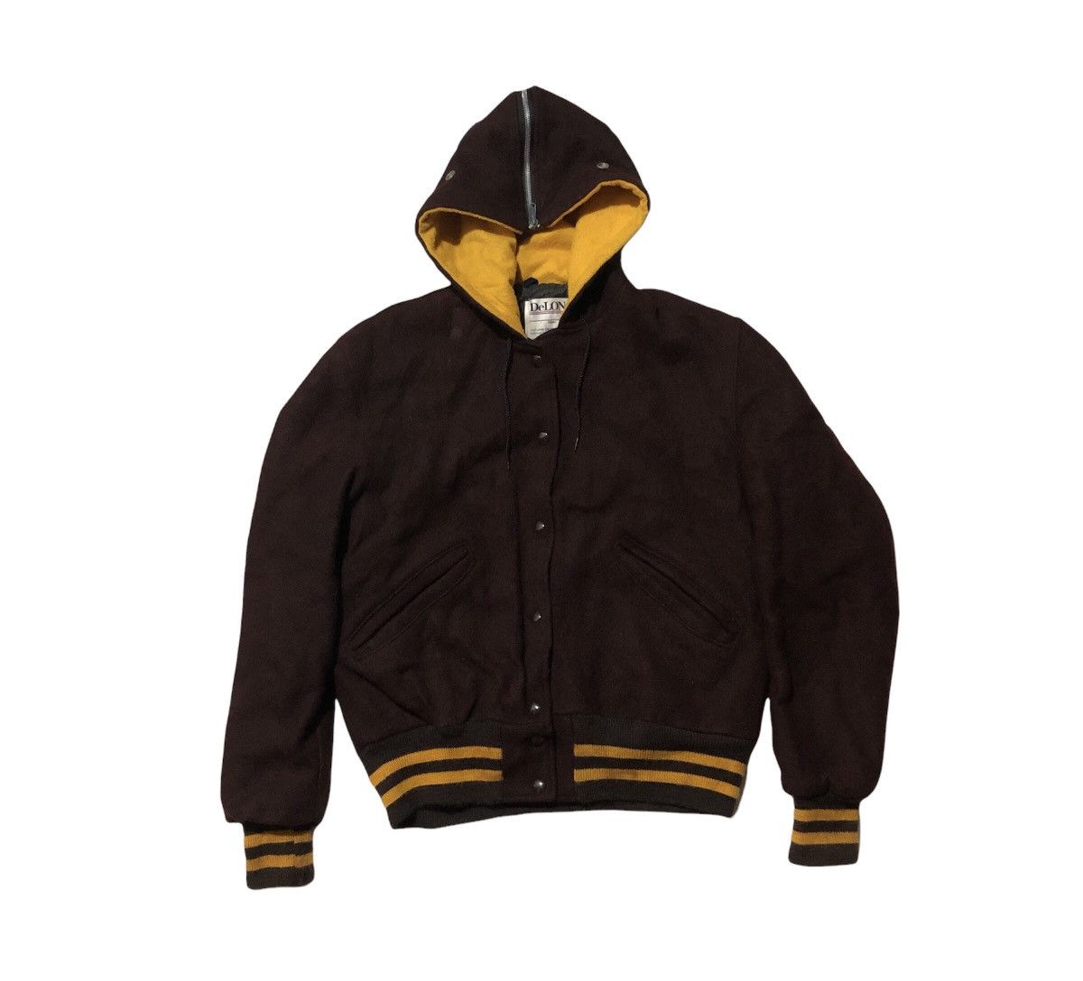 Delong DeLong Varsity hoodie wool made in USA Size US M / EU 48-50 / 2 - 1 Thumbnail