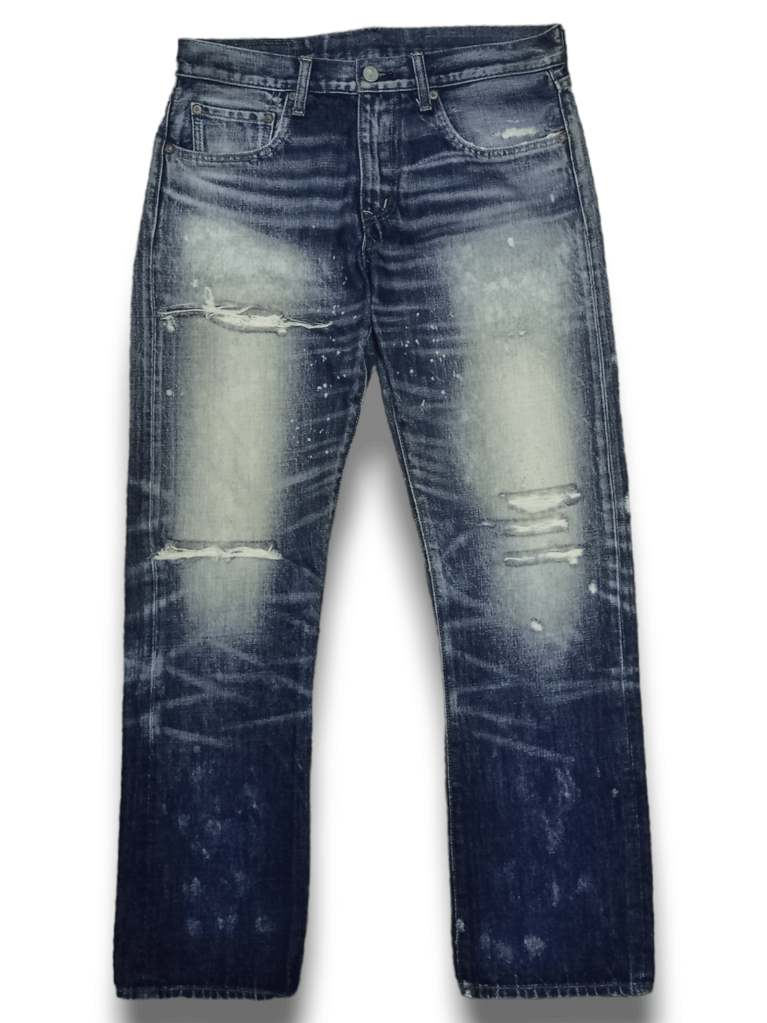 Japanese Brand Vintage Japanese RNA Painted Splatter Distressed Style Jeans Size US 32 / EU 48 - 1 Thumbnail