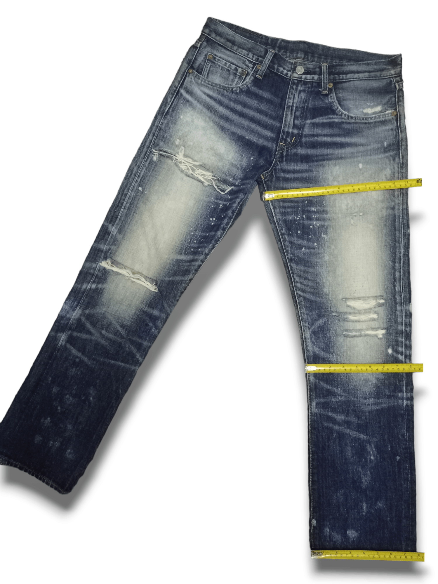 Japanese Brand Vintage Japanese RNA Painted Splatter Distressed Style Jeans Size US 32 / EU 48 - 14 Thumbnail