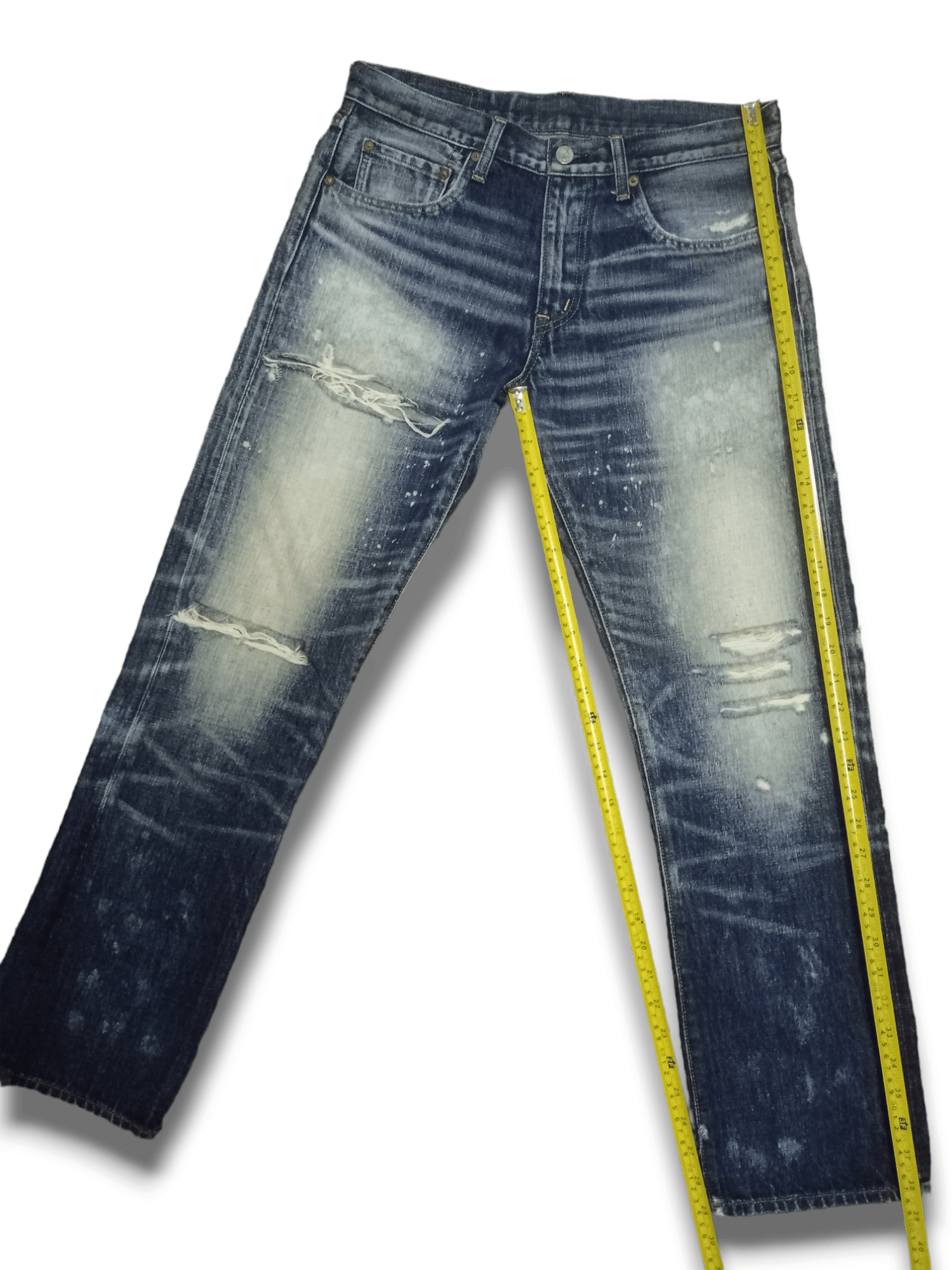 Japanese Brand Vintage Japanese RNA Painted Splatter Distressed Style Jeans Size US 32 / EU 48 - 13 Thumbnail