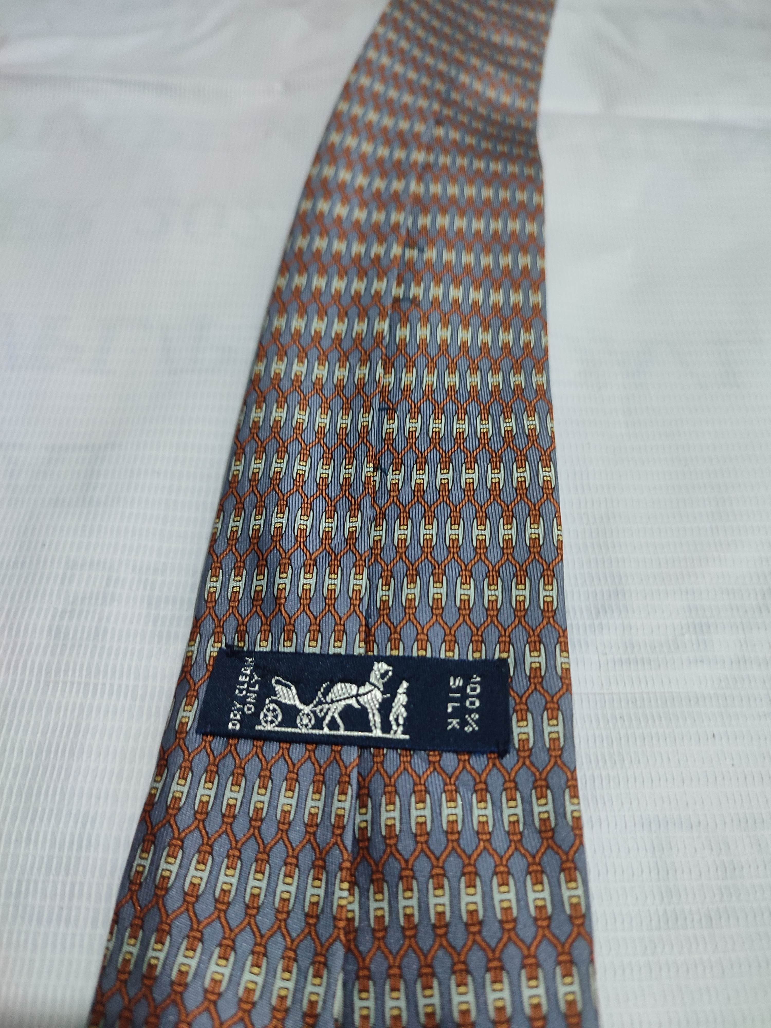 Hermes Hermes Tie Illution Art Size ONE SIZE - 4 Thumbnail