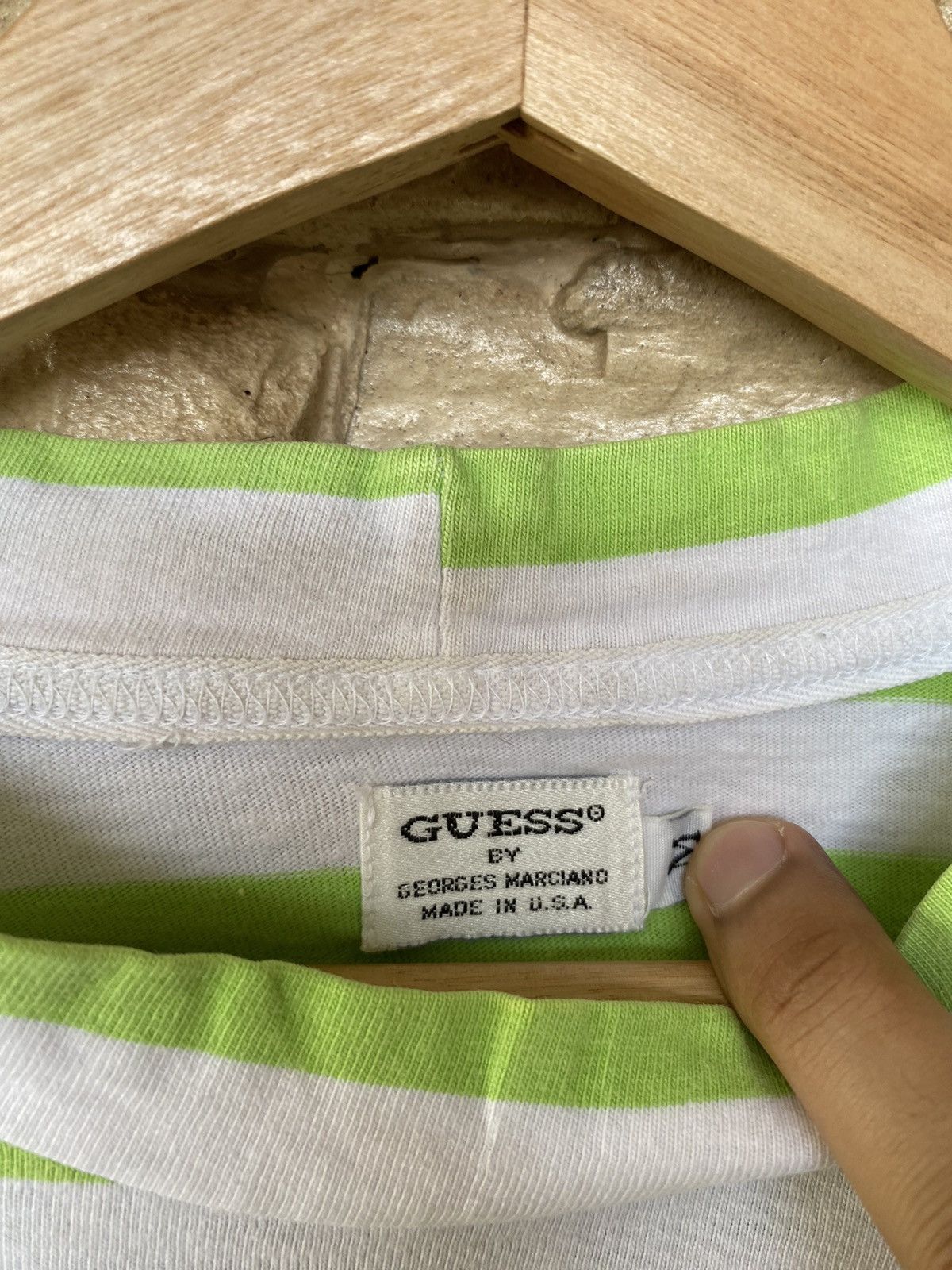 Vintage Vintage 90s Guess By Georges Marciano Stripes Tshirt Size US M / EU 48-50 / 2 - 6 Thumbnail