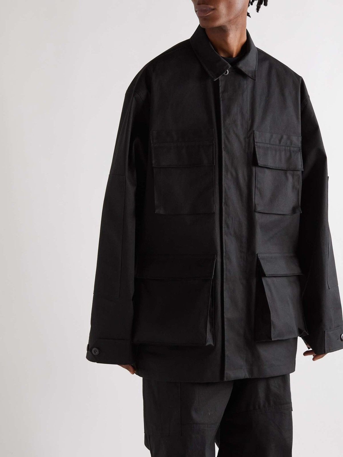 Balenciaga Balenciaga Long-Sleeved Cargo Jacket Size US M / EU 48-50 / 2 - 20 Thumbnail