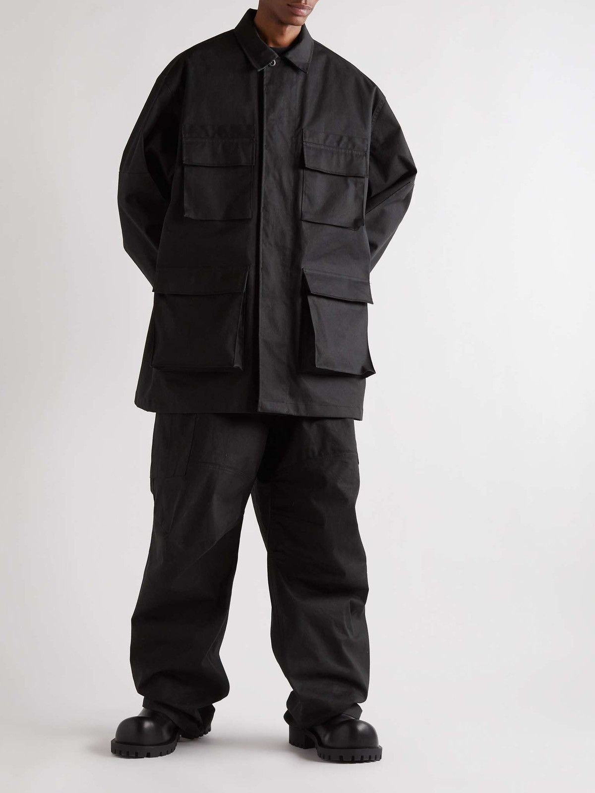 Balenciaga Balenciaga Long-Sleeved Cargo Jacket Size US M / EU 48-50 / 2 - 19 Thumbnail