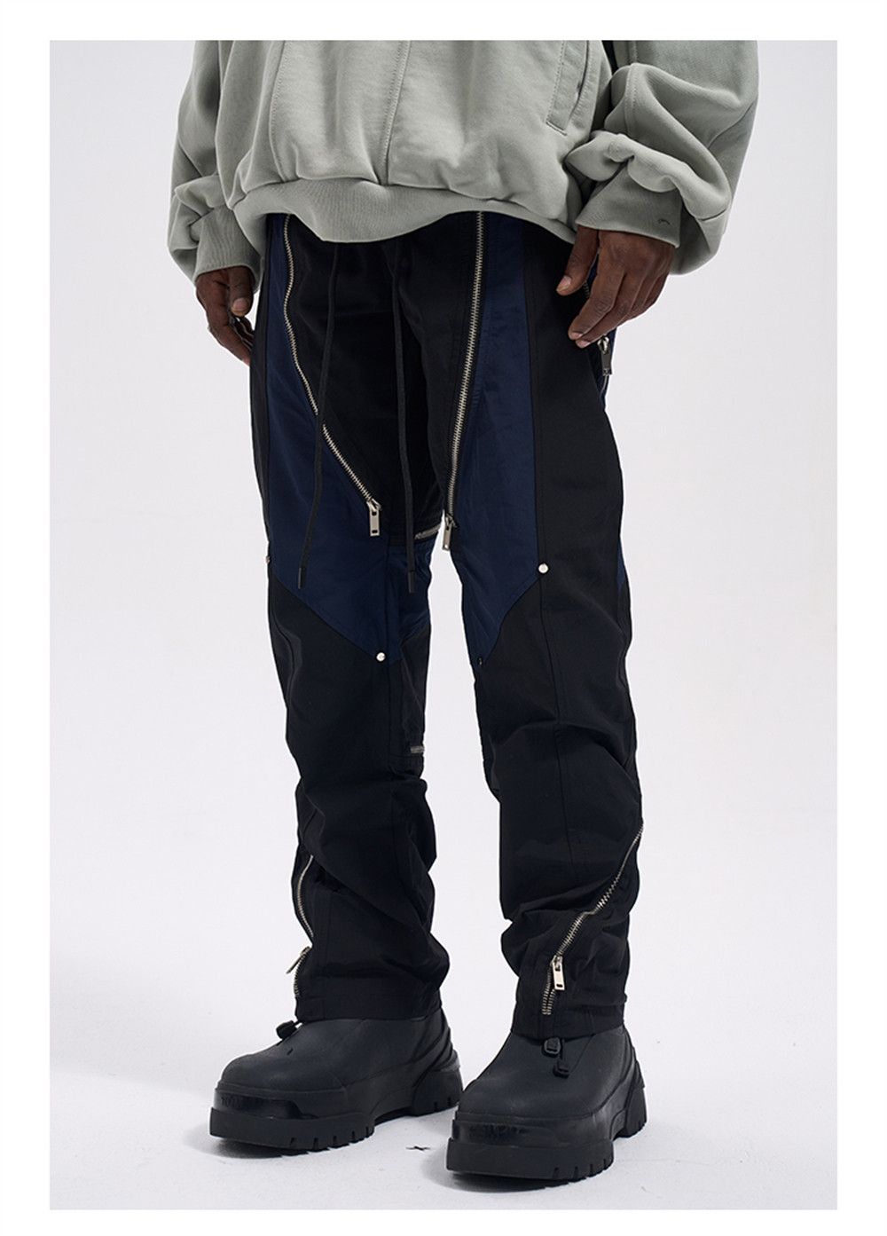 Japanese Brand × Vintage Multi-Zippered Patched Functional Pants for Men Size US 30 / EU 46 - 6 Thumbnail