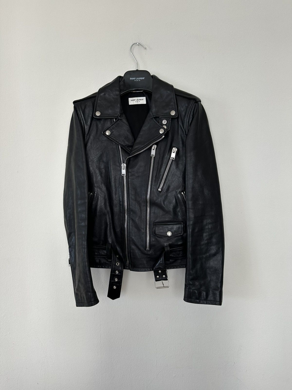 Saint Laurent paris ライダース　L17 Saint Laurent Paris(サンローランパリ) ウォッシュ加工 L17