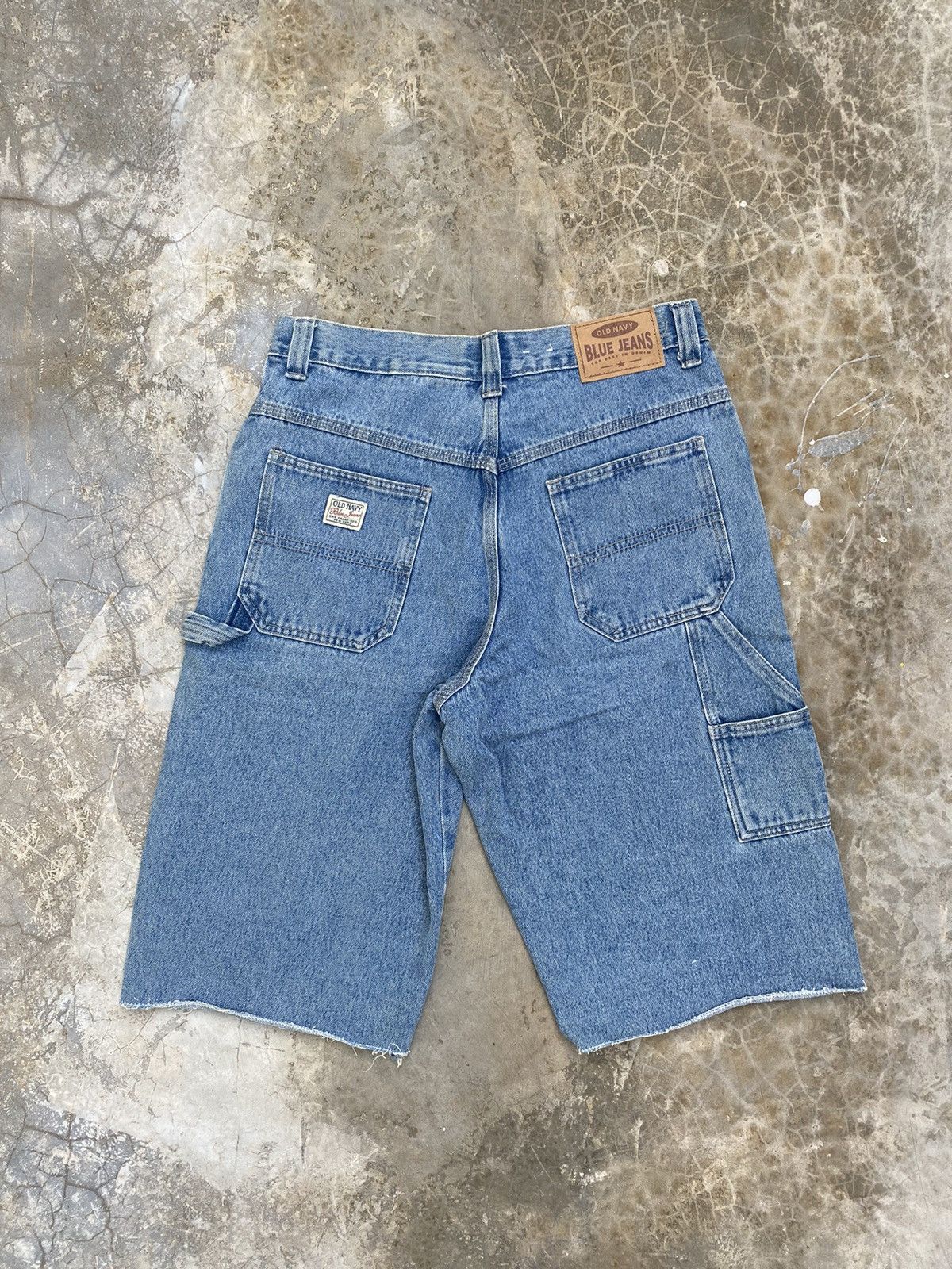 Disney × Old Navy 🔥 Vintage Old Navy Carpenter Denim Shorts Custom Mickey Size US 31 - 6 Thumbnail