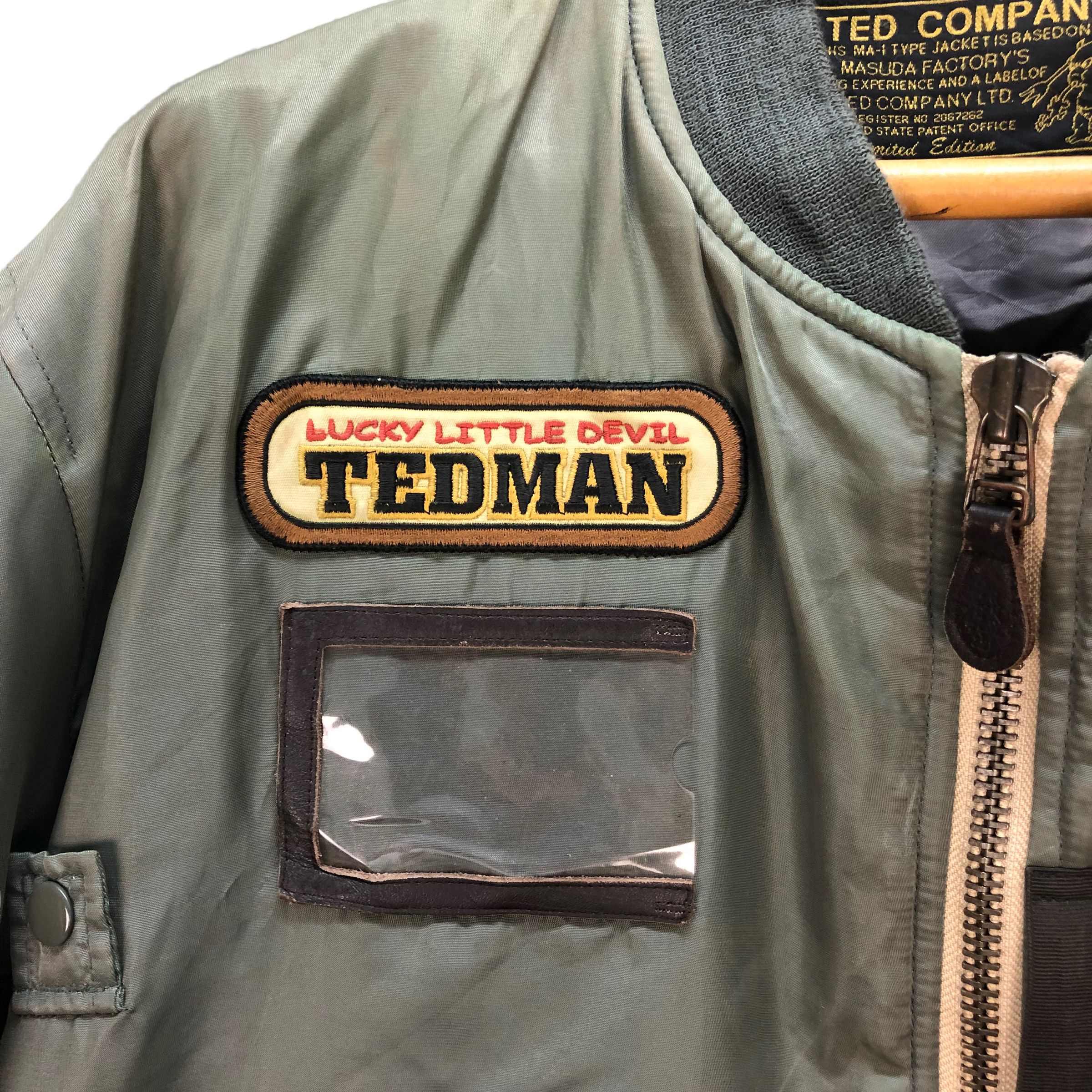 Tedman VINTAGE TEDMAN TED COMPANY DEVILMAN MA-1 JACKET #7372-140 Size US L / EU 52-54 / 3 - 8 Thumbnail