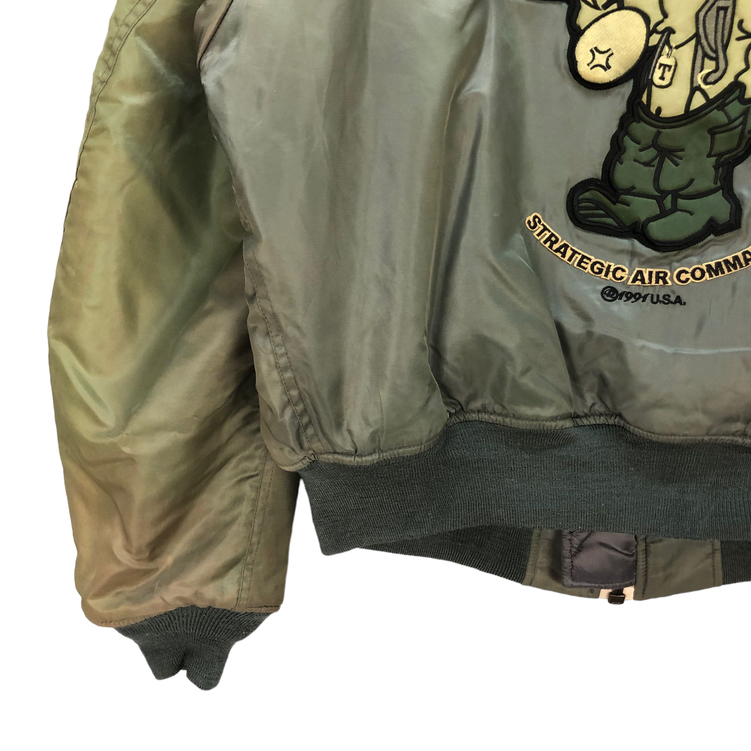 Tedman VINTAGE TEDMAN TED COMPANY DEVILMAN MA-1 JACKET #7372-140 Size US L / EU 52-54 / 3 - 5 Thumbnail
