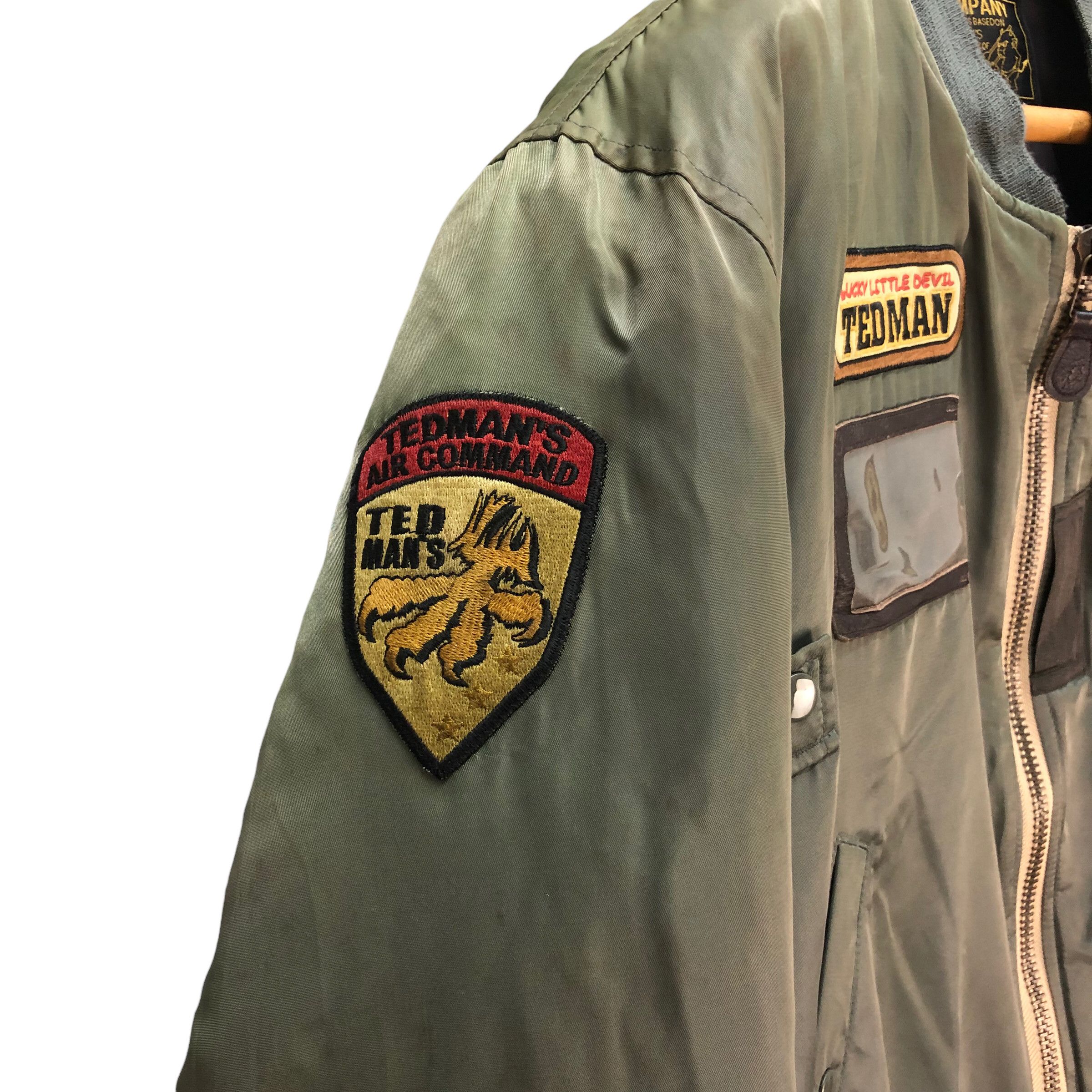 Tedman VINTAGE TEDMAN TED COMPANY DEVILMAN MA-1 JACKET #7372-140 Size US L / EU 52-54 / 3 - 11 Thumbnail