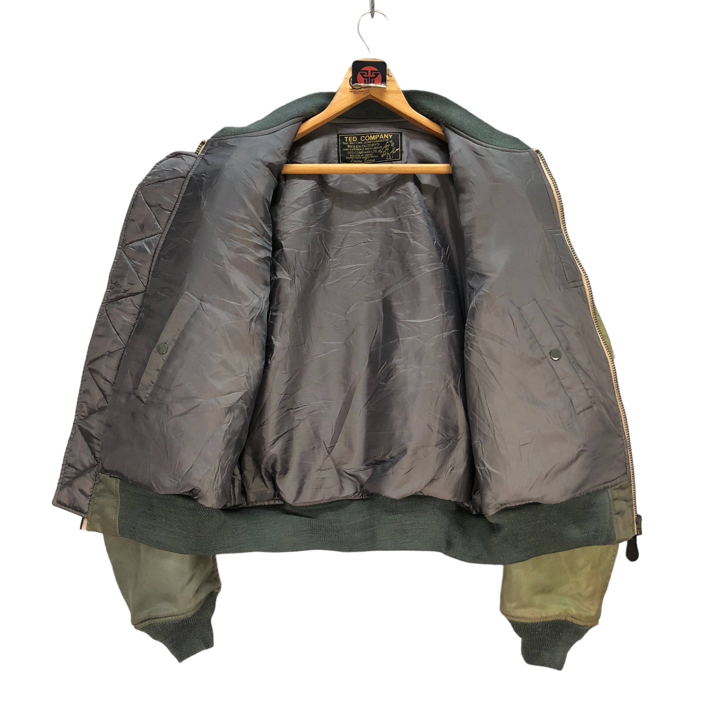 Tedman VINTAGE TEDMAN TED COMPANY DEVILMAN MA-1 JACKET #7372-140 Size US L / EU 52-54 / 3 - 15 Thumbnail
