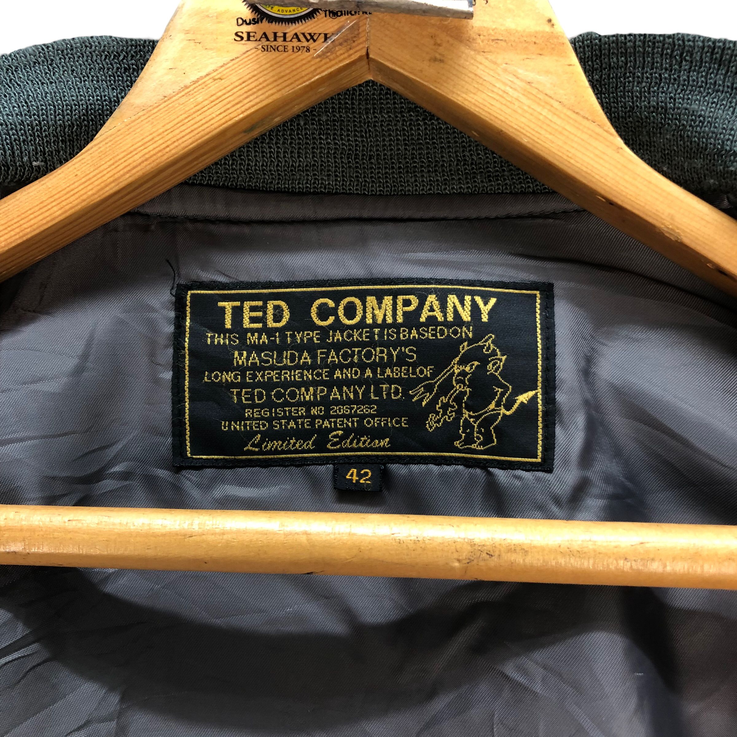 Tedman VINTAGE TEDMAN TED COMPANY DEVILMAN MA-1 JACKET #7372-140 Size US L / EU 52-54 / 3 - 16 Thumbnail