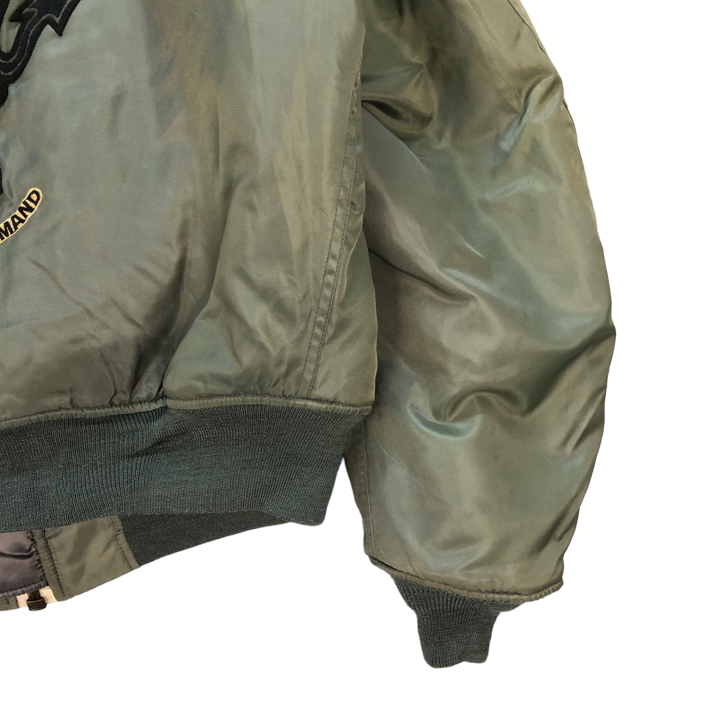 Tedman VINTAGE TEDMAN TED COMPANY DEVILMAN MA-1 JACKET #7372-140 Size US L / EU 52-54 / 3 - 6 Thumbnail