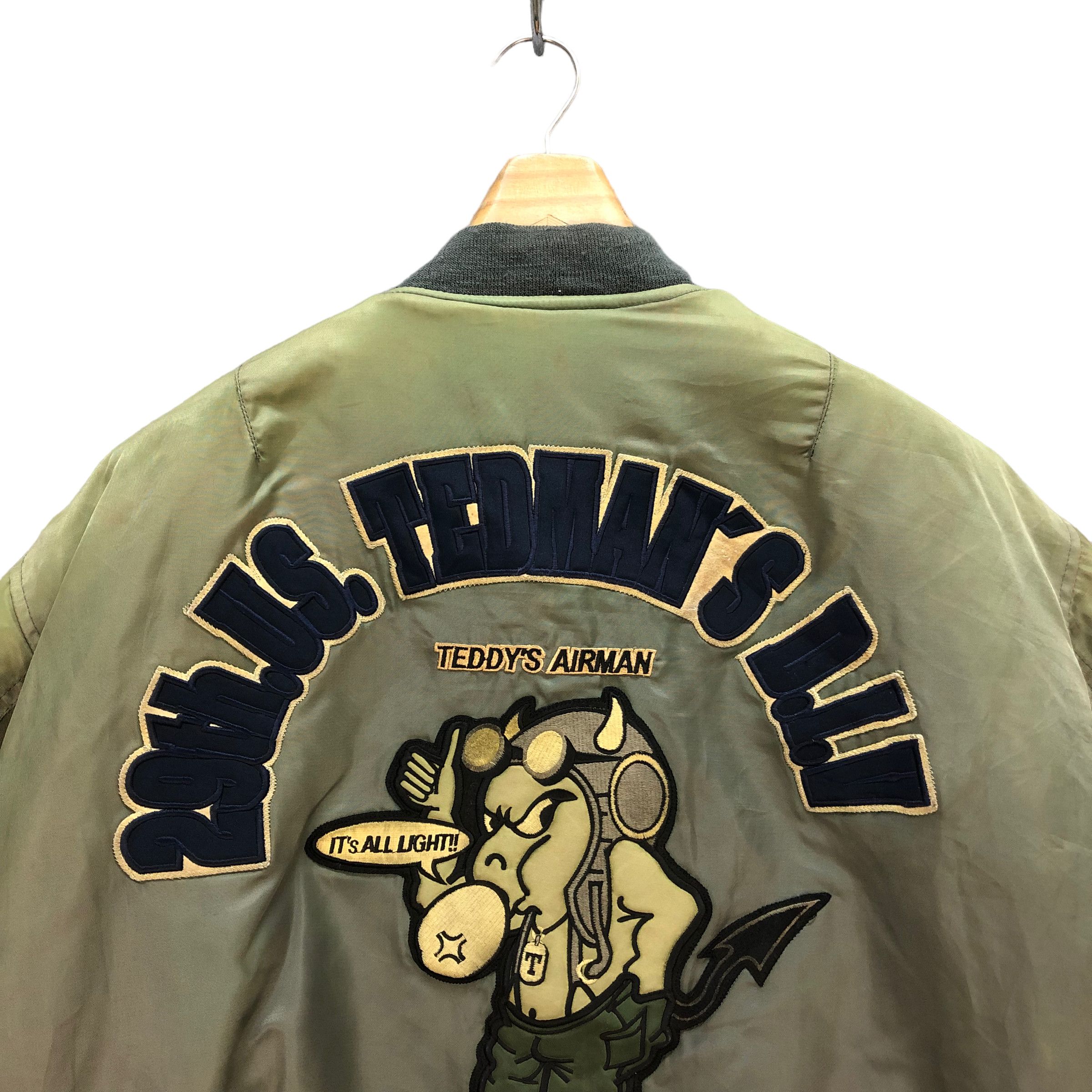 Tedman VINTAGE TEDMAN TED COMPANY DEVILMAN MA-1 JACKET #7372-140 Size US L / EU 52-54 / 3 - 2 Thumbnail