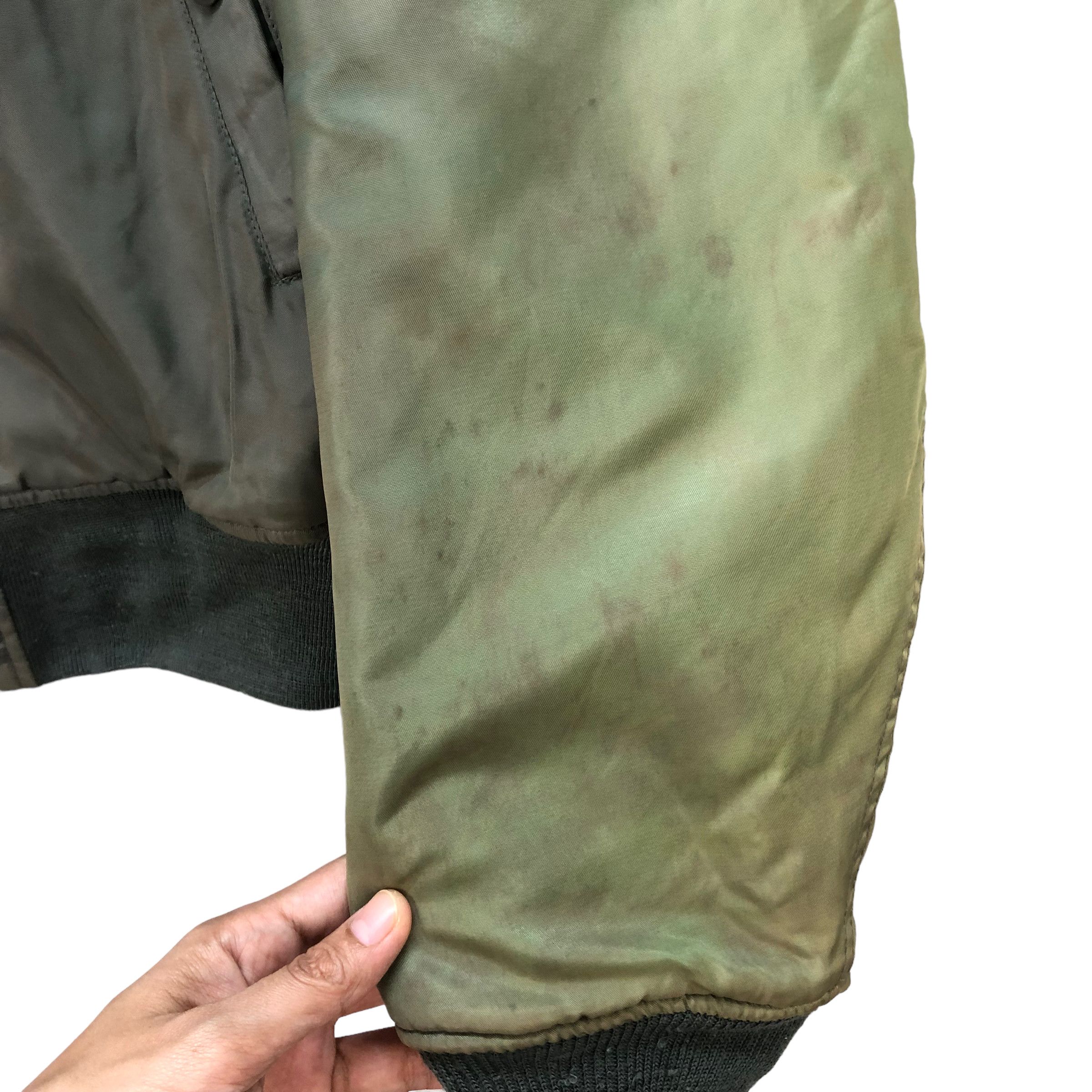 Tedman VINTAGE TEDMAN TED COMPANY DEVILMAN MA-1 JACKET #7372-140 Size US L / EU 52-54 / 3 - 14 Thumbnail
