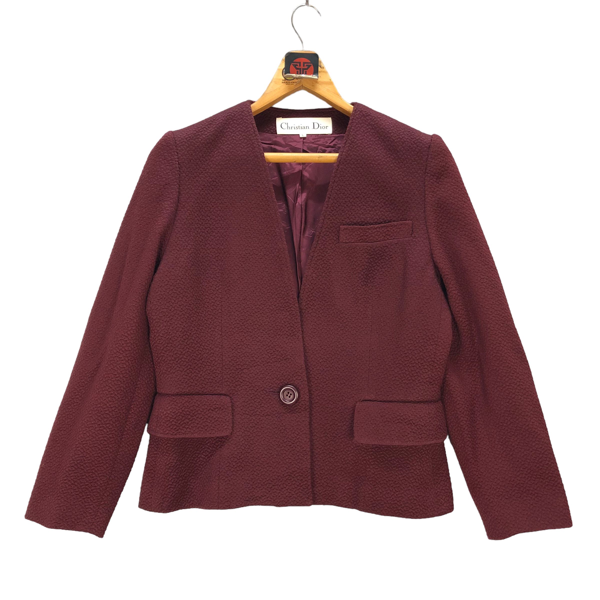 Christian Dior Monsieur VINTAGE CHRISTIAN DIOR CASUAL JACKET #7389-142 Size L / US 10 / IT 46 - 1 Thumbnail