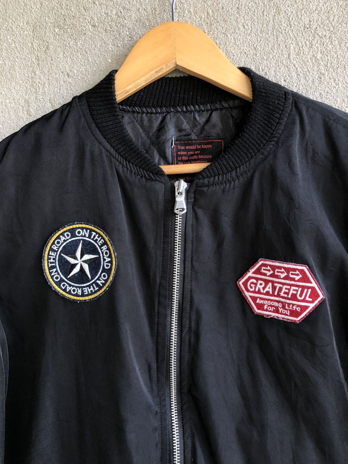 Japanese Brand PRIVATE PAUSE patches Bomber Jacket Size US M / EU 48-50 / 2 - 4 Thumbnail