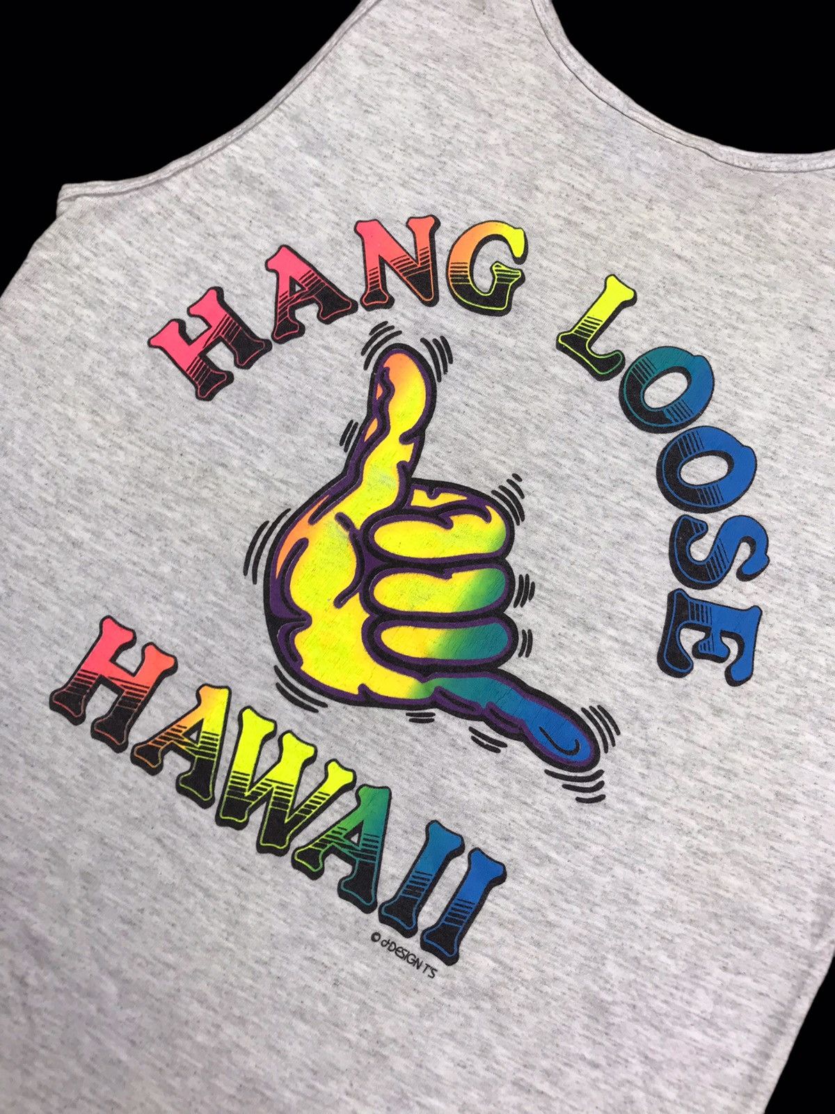 Vintage 🔥 VINTAGE 90’s HANG LOOSE HAWAII SINGLETS SLEEVELESS Size US S / EU 44-46 / 1 - 8 Thumbnail