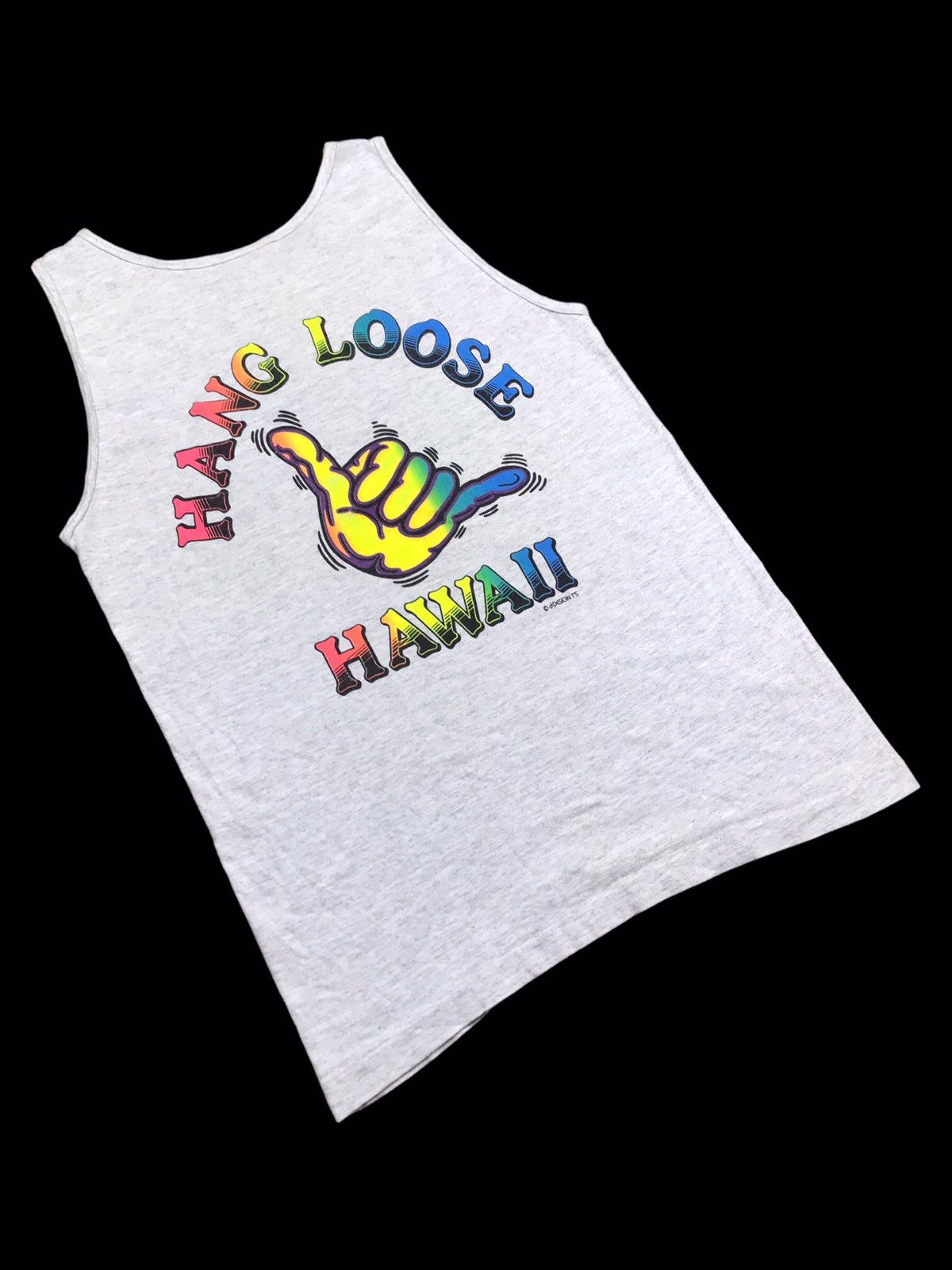 Vintage 🔥 VINTAGE 90’s HANG LOOSE HAWAII SINGLETS SLEEVELESS Size US S / EU 44-46 / 1 - 6 Thumbnail