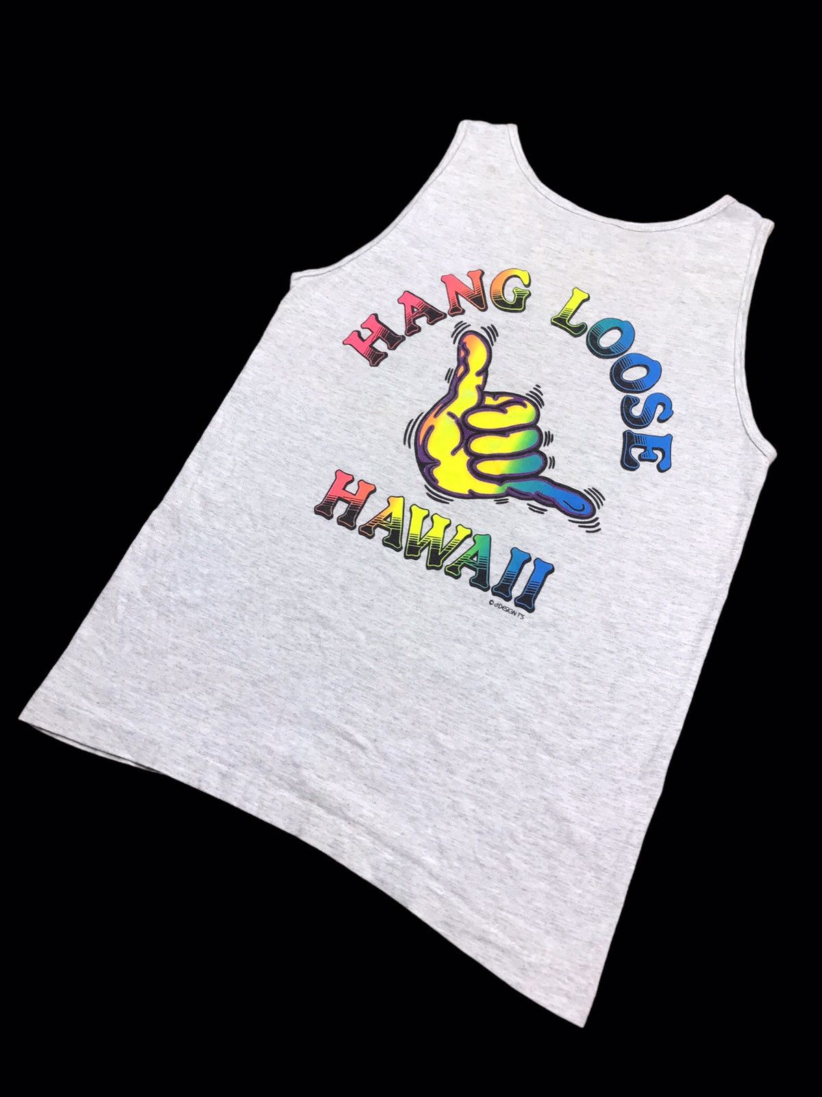 Vintage 🔥 VINTAGE 90’s HANG LOOSE HAWAII SINGLETS SLEEVELESS Size US S / EU 44-46 / 1 - 7 Thumbnail