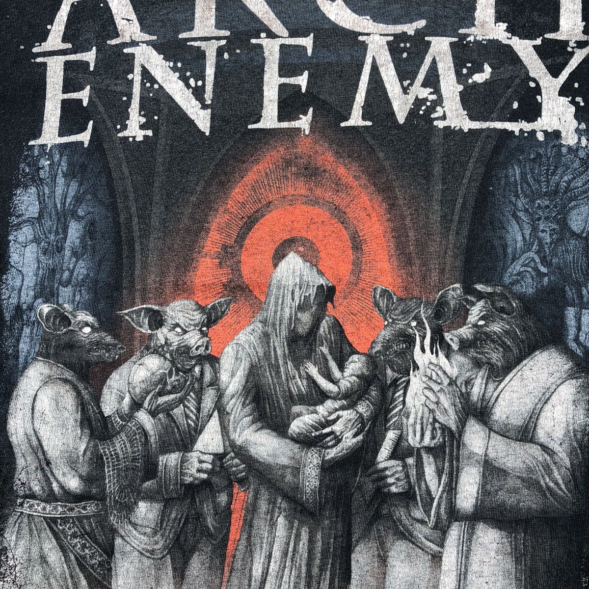 Band Tees × Vintage 🔥Rare🔥Arch Enemy Swedish Death Melodic Metal War Eternal Tee Size US XS / EU 42 / 0 - 3 Thumbnail