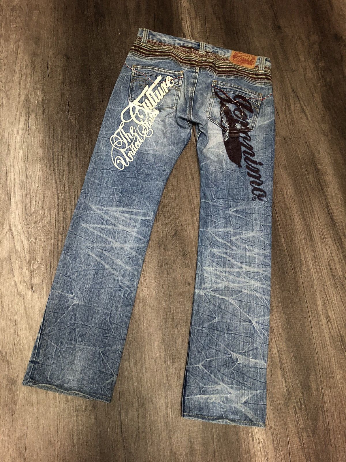 If Six Was Nine × Japanese Brand × Le Grande Bleu (L.G.B.) Geronimo Arizona Tribes Kapital Style Size US 30 / EU 46 - 11 Thumbnail