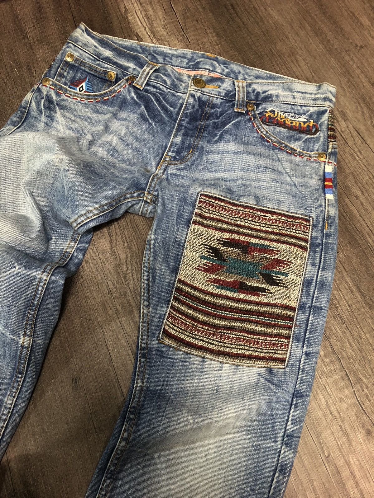 If Six Was Nine × Japanese Brand × Le Grande Bleu (L.G.B.) Geronimo Arizona Tribes Kapital Style Size US 30 / EU 46 - 14 Thumbnail