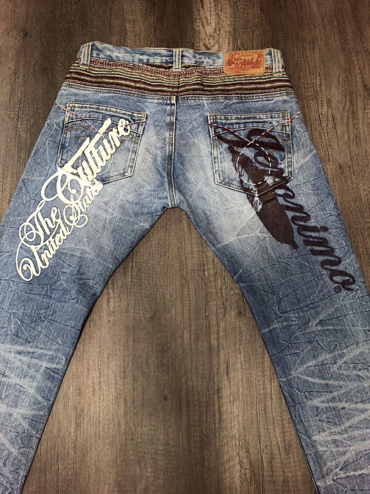 If Six Was Nine × Japanese Brand × Le Grande Bleu (L.G.B.) Geronimo Arizona Tribes Kapital Style Size US 30 / EU 46 - 15 Thumbnail