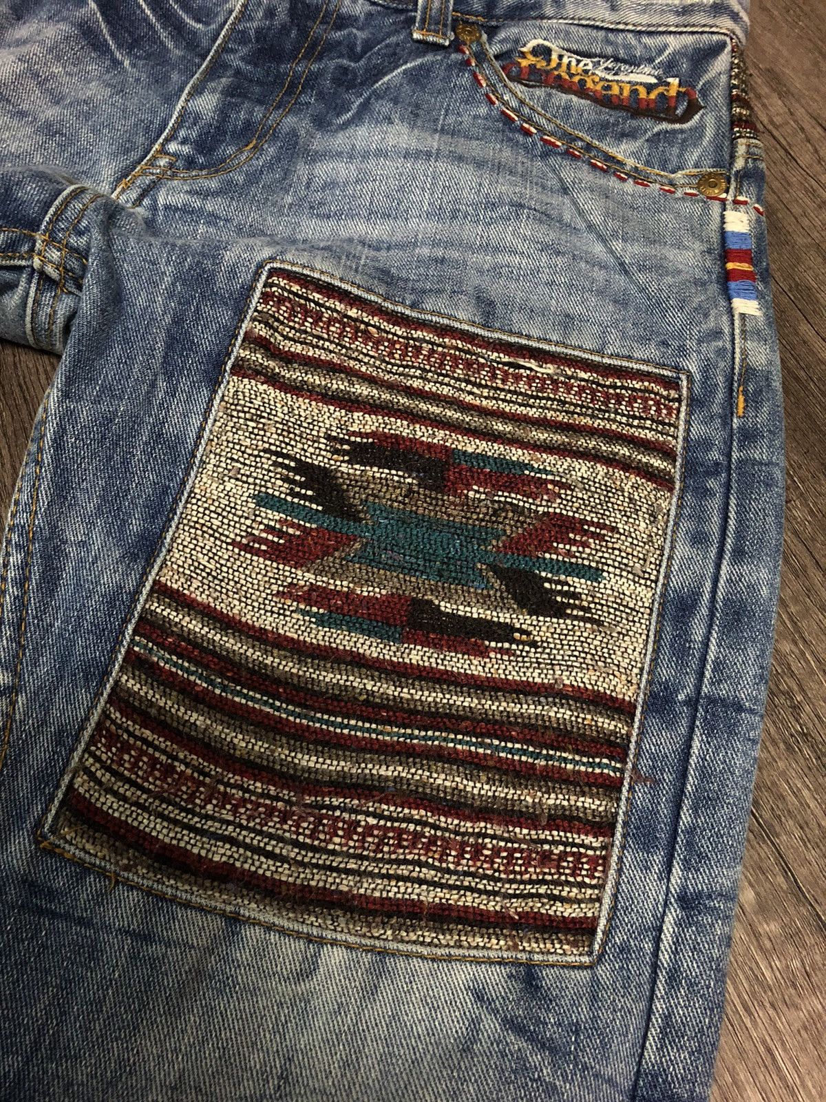 If Six Was Nine × Japanese Brand × Le Grande Bleu (L.G.B.) Geronimo Arizona Tribes Kapital Style Size US 30 / EU 46 - 5 Thumbnail