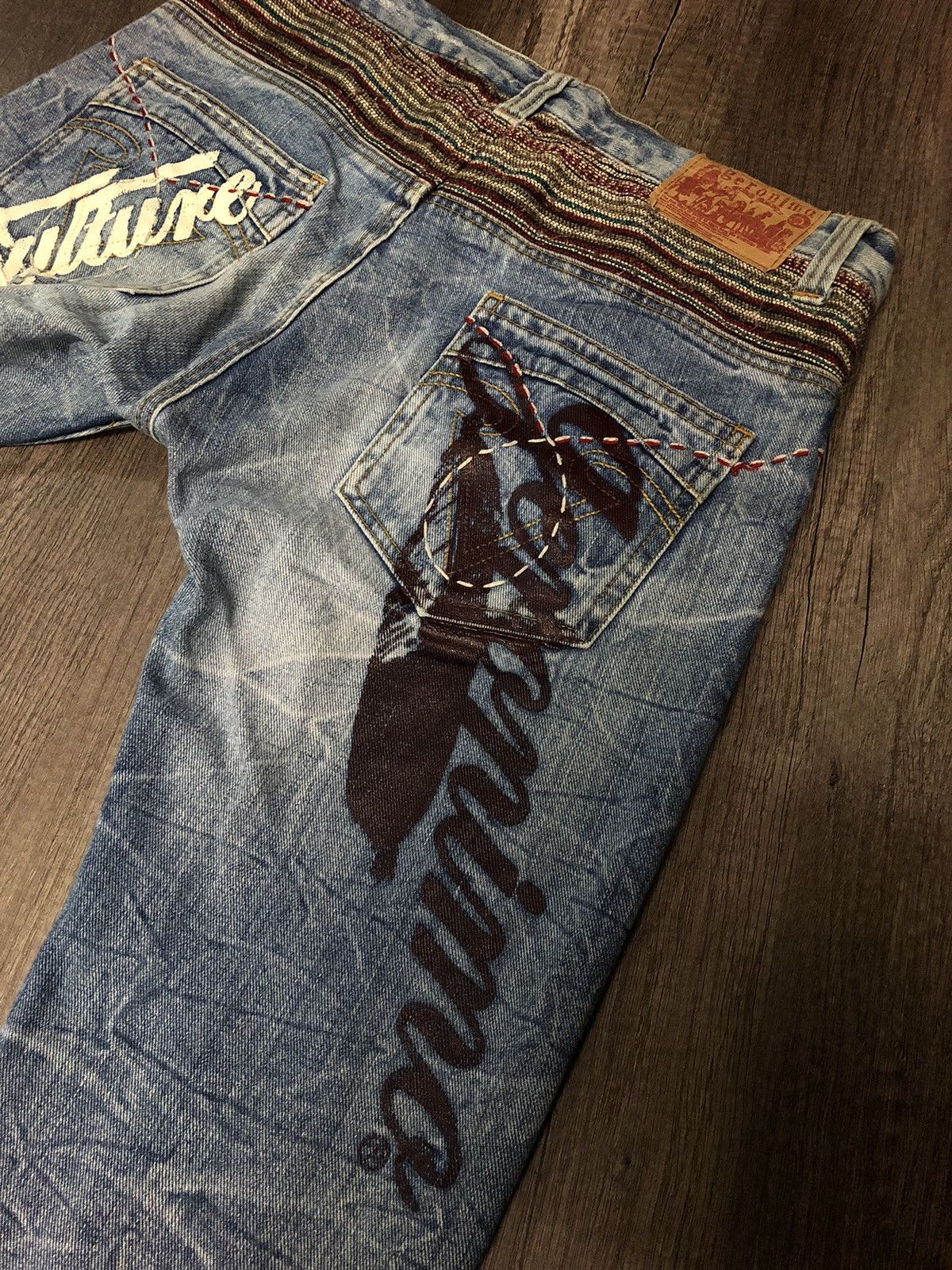 If Six Was Nine × Japanese Brand × Le Grande Bleu (L.G.B.) Geronimo Arizona Tribes Kapital Style Size US 30 / EU 46 - 1 Thumbnail