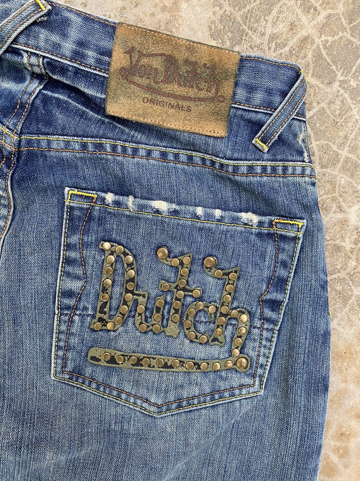 Japanese Brand × Vintage × Von Dutch 🔥 Vintage Von Dutch Jeans Size US 28 / EU 44 - 4 Thumbnail