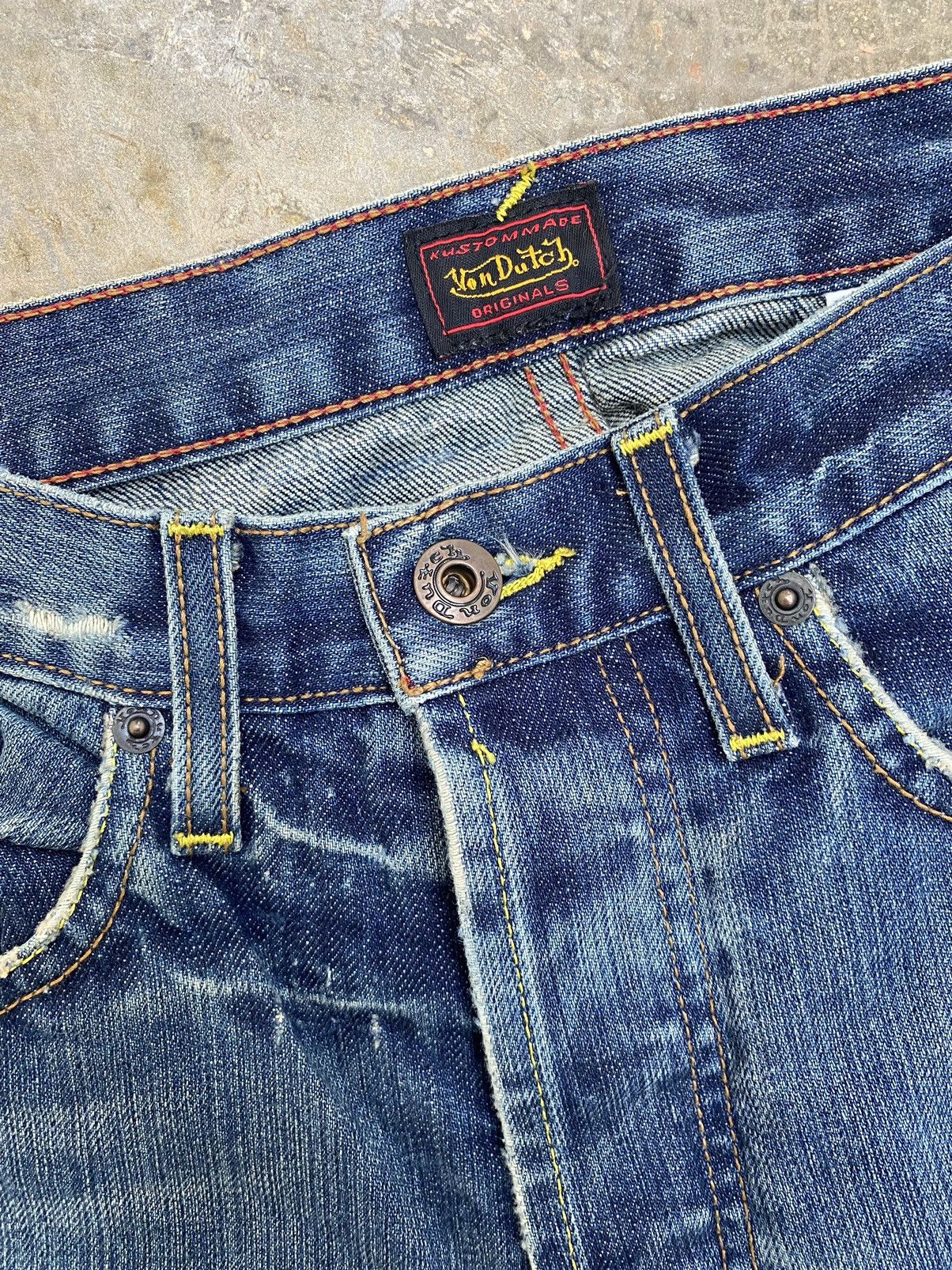 Japanese Brand × Vintage × Von Dutch 🔥 Vintage Von Dutch Jeans Size US 28 / EU 44 - 5 Thumbnail