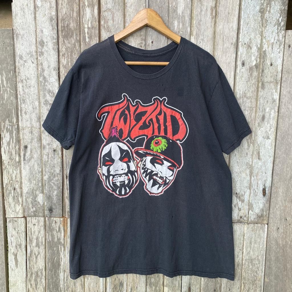 Band Tees Thrashed Faded Vintage Twiztid Hip Hop Duo Tee Size US L / EU 52-54 / 3 - 1 Thumbnail