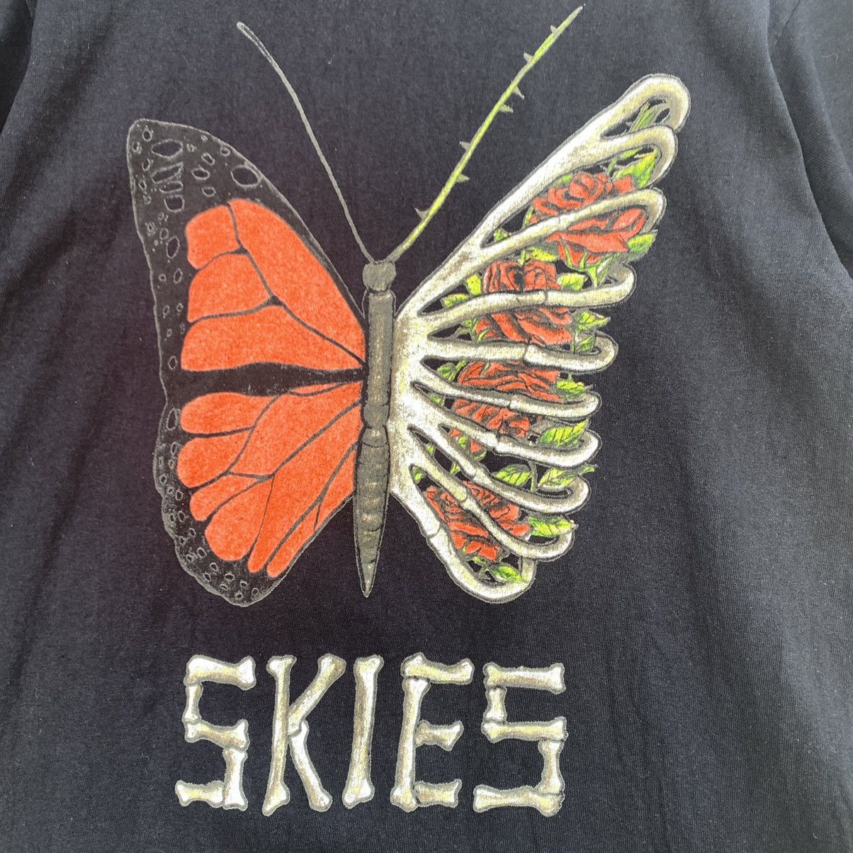 Thrashed Faded Lil Skies Concert Merch Tee