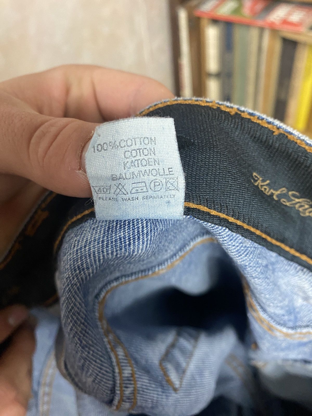 Karl Lagerfeld × Vintage Vintage Karl Lagerfeld denim jeans Size US 34 / EU 50 - 9 Thumbnail