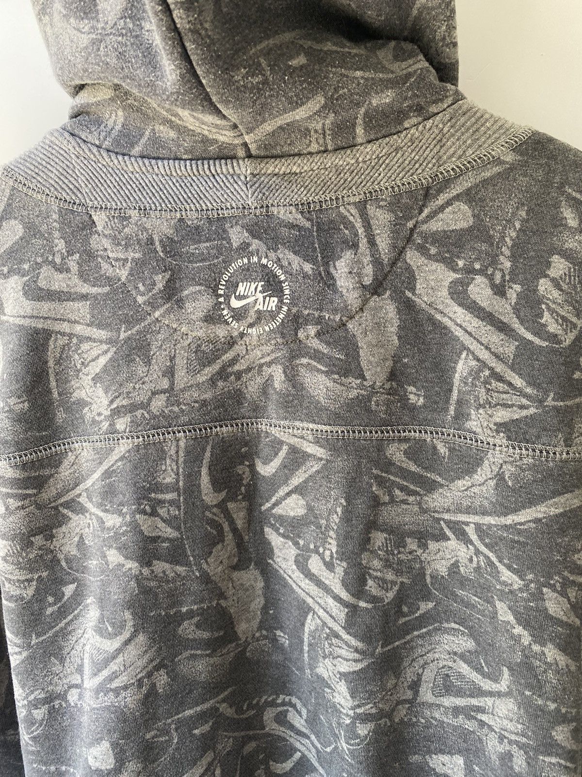 Nike 🇺🇸 Vintage 90s Nike Athletic Zip Hoodie Rare Retro Y2K Size US M / EU 48-50 / 2 - 11 Thumbnail