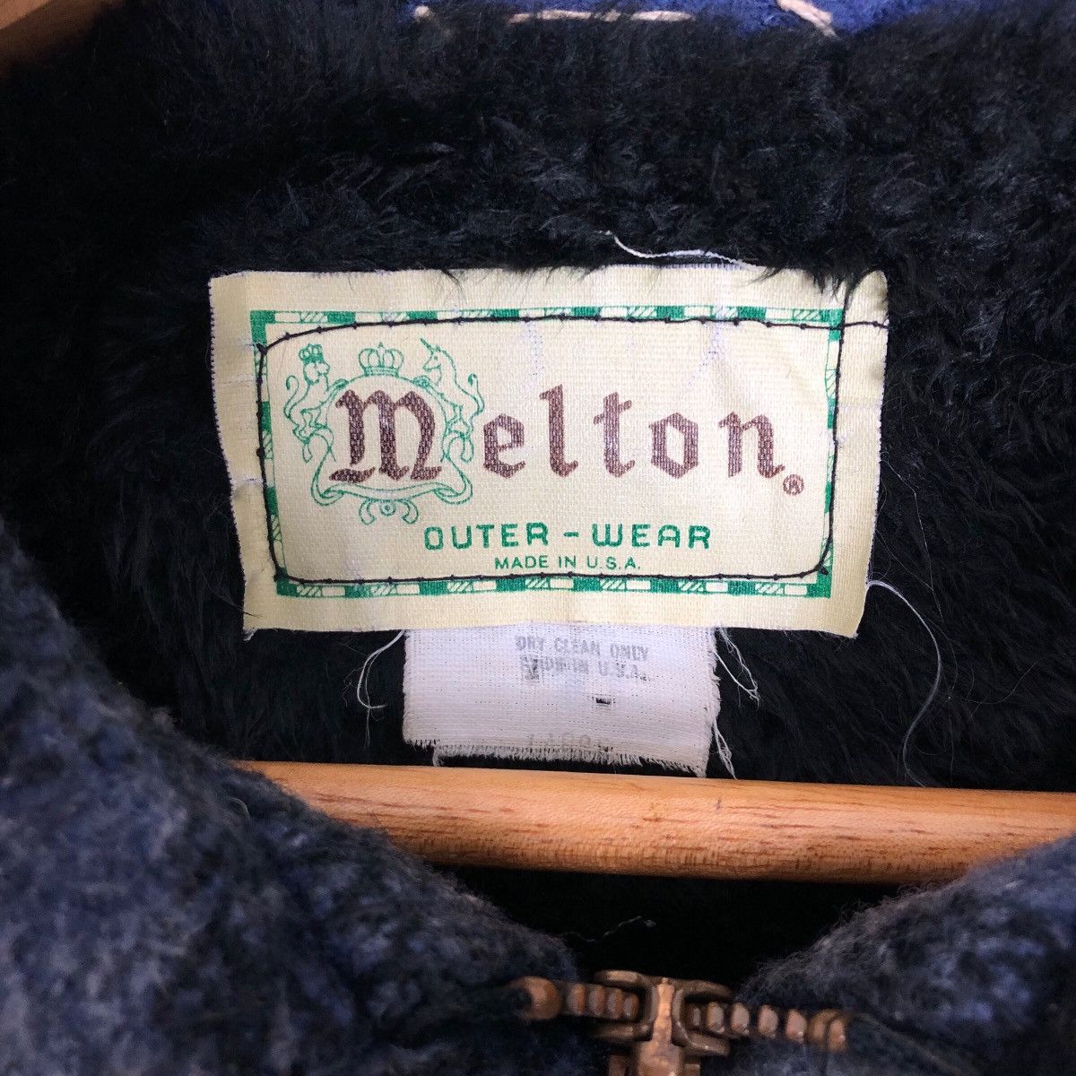 Vintage Vintage 90s Melton Outer Wear Flannel Wool Western Jacket Size US L / EU 52-54 / 3 - 9 Thumbnail