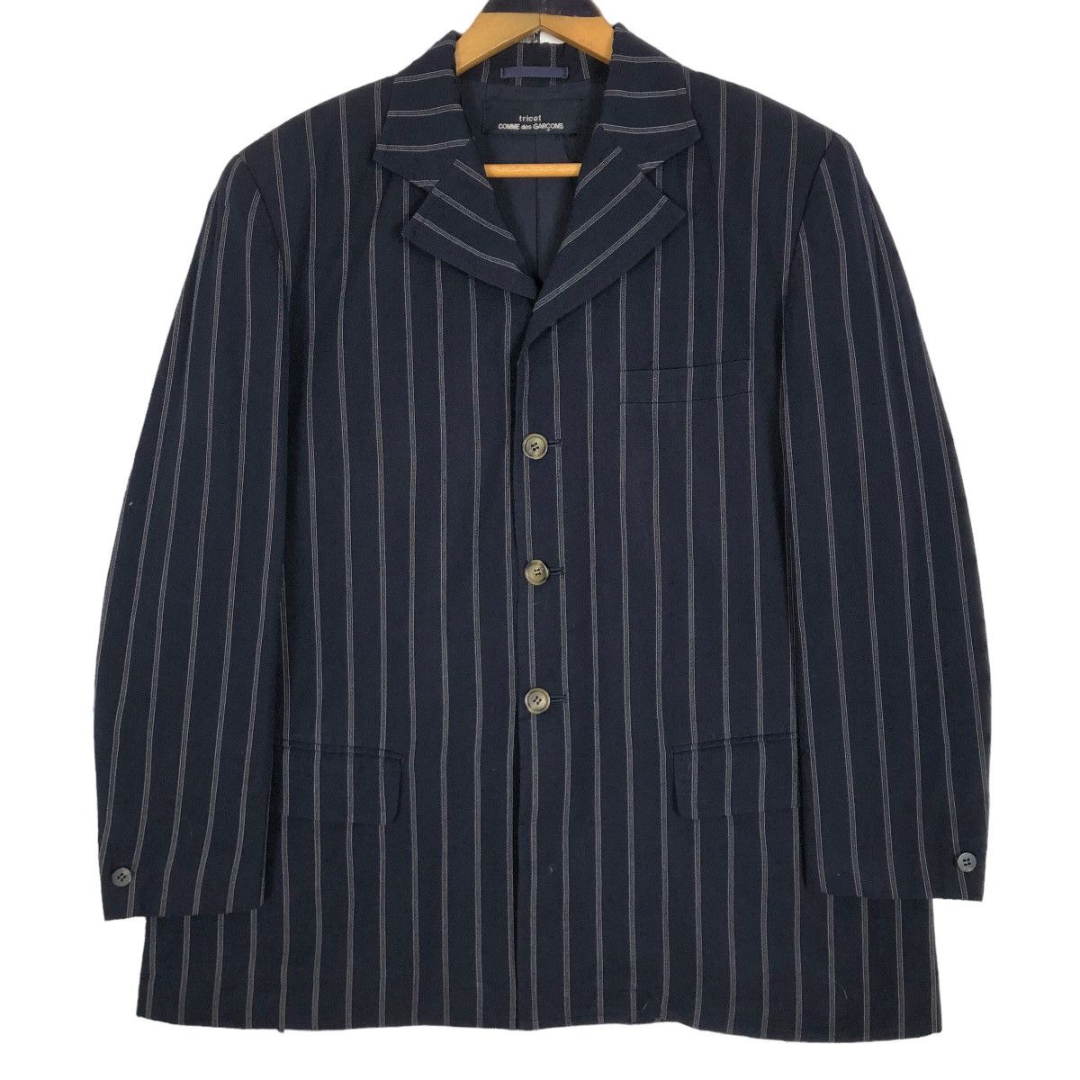 Comme des Garcons Vintage 90s Tricot Comme Des Garcons Wool Blazer Size S / US 4 / IT 40 - 1 Thumbnail